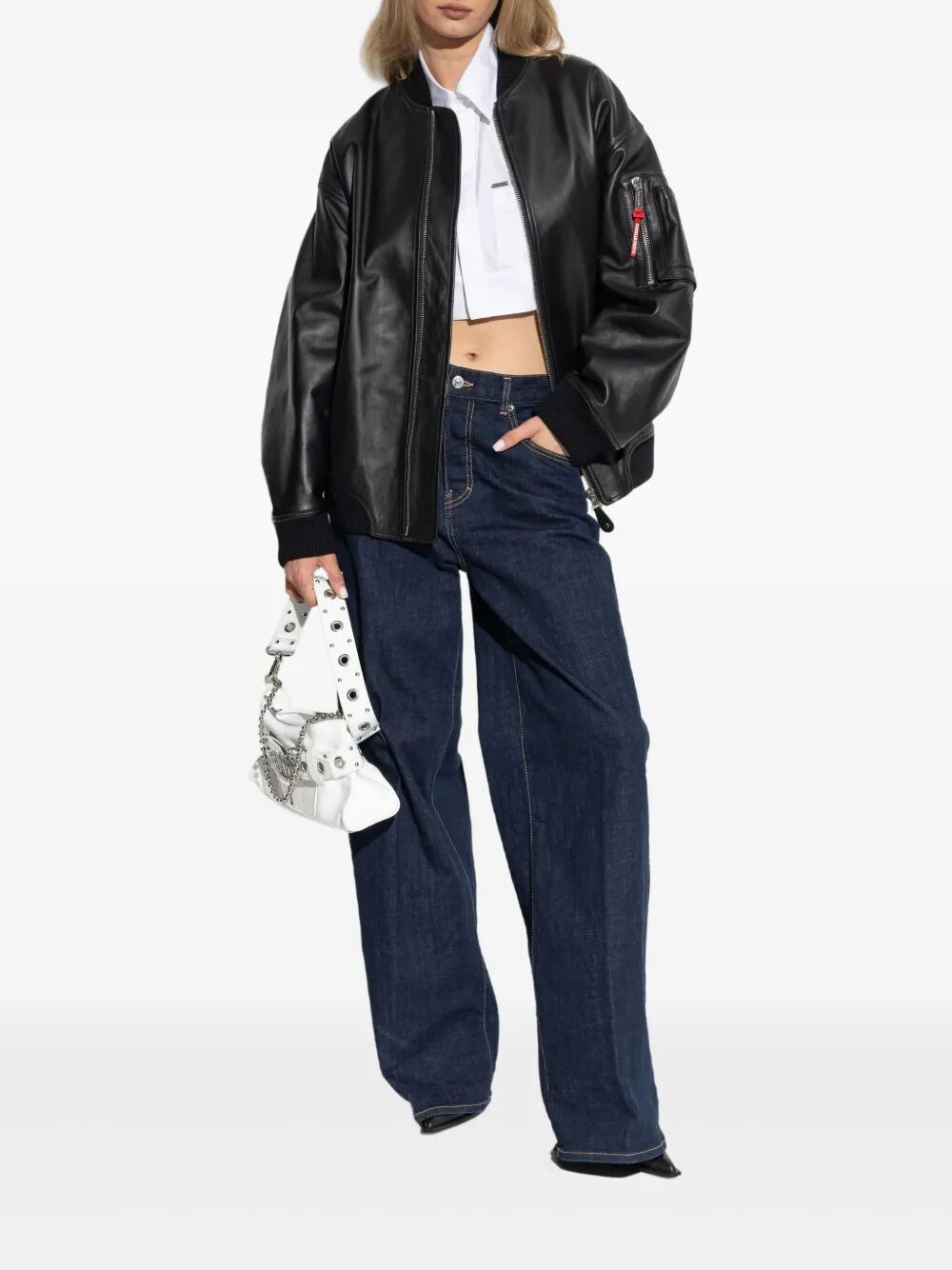 Dsquared2 Women Rounded Cropped Shirt - 2