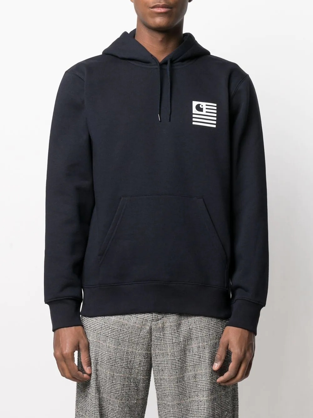 logo-print hoodie - 3