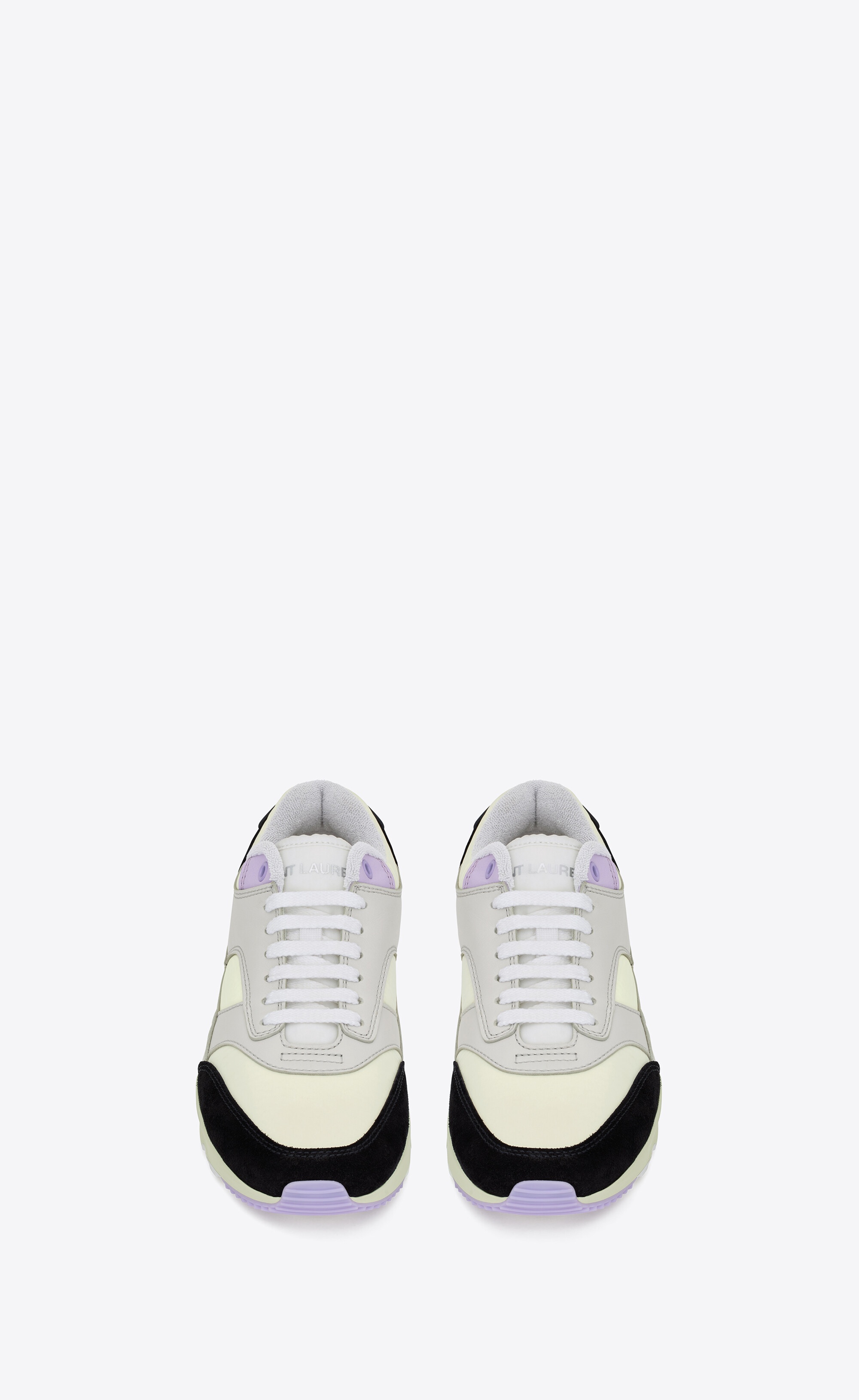 bump sneakers in nylon, suede and leather - 2