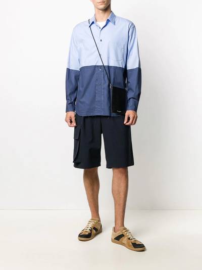 Comme des Garçons SHIRT colour-block panel shirt outlook