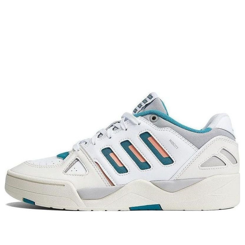adidas Midcity Low Basketball Shoes 'White Grey Aqua' ID5403 - 1