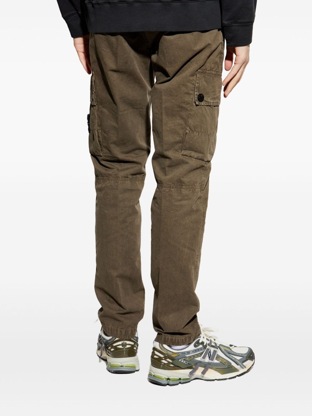 Compass-patch cargo trousers - 4