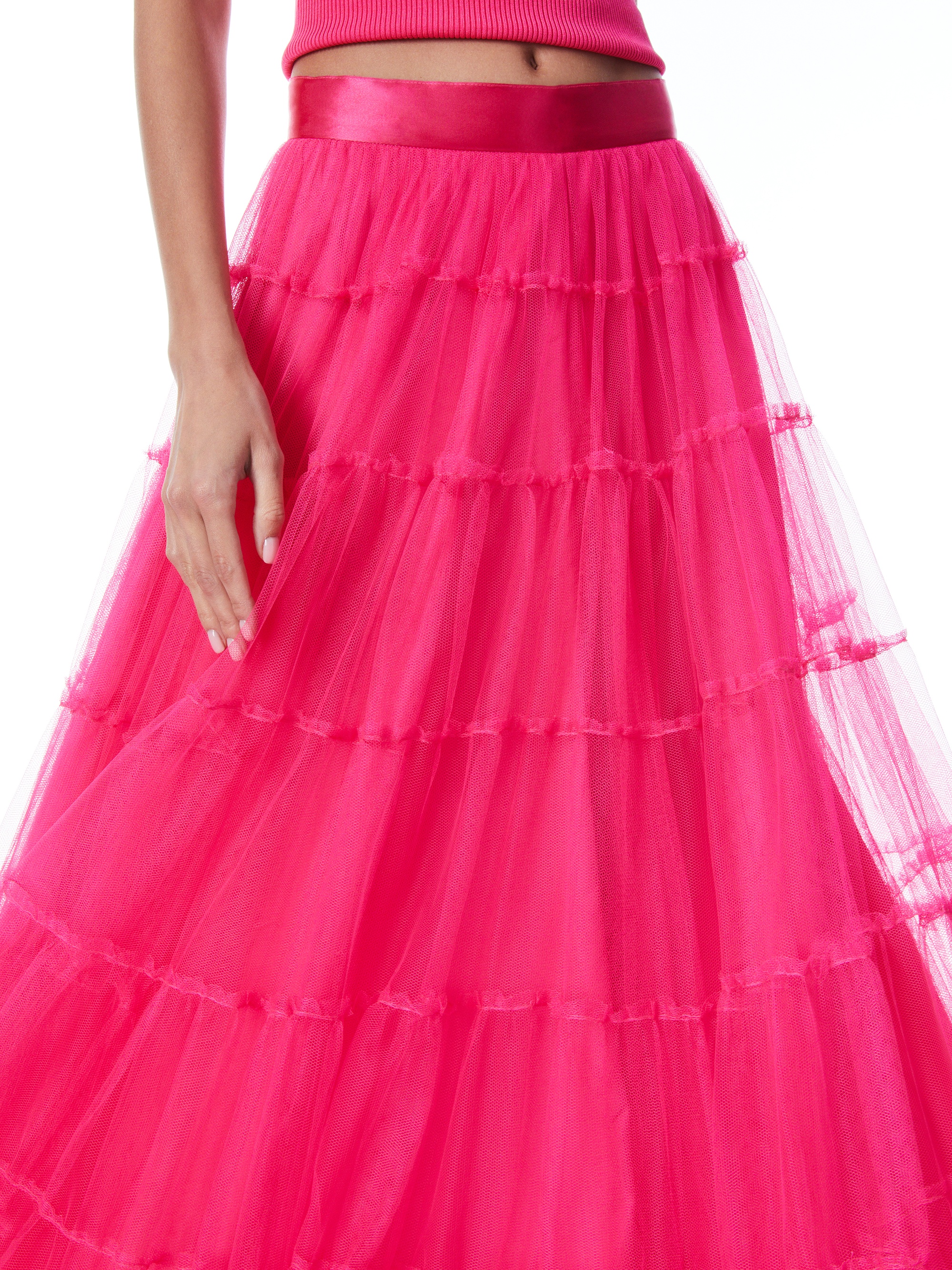 DARCY TULLE MAXI SKIRT - 5
