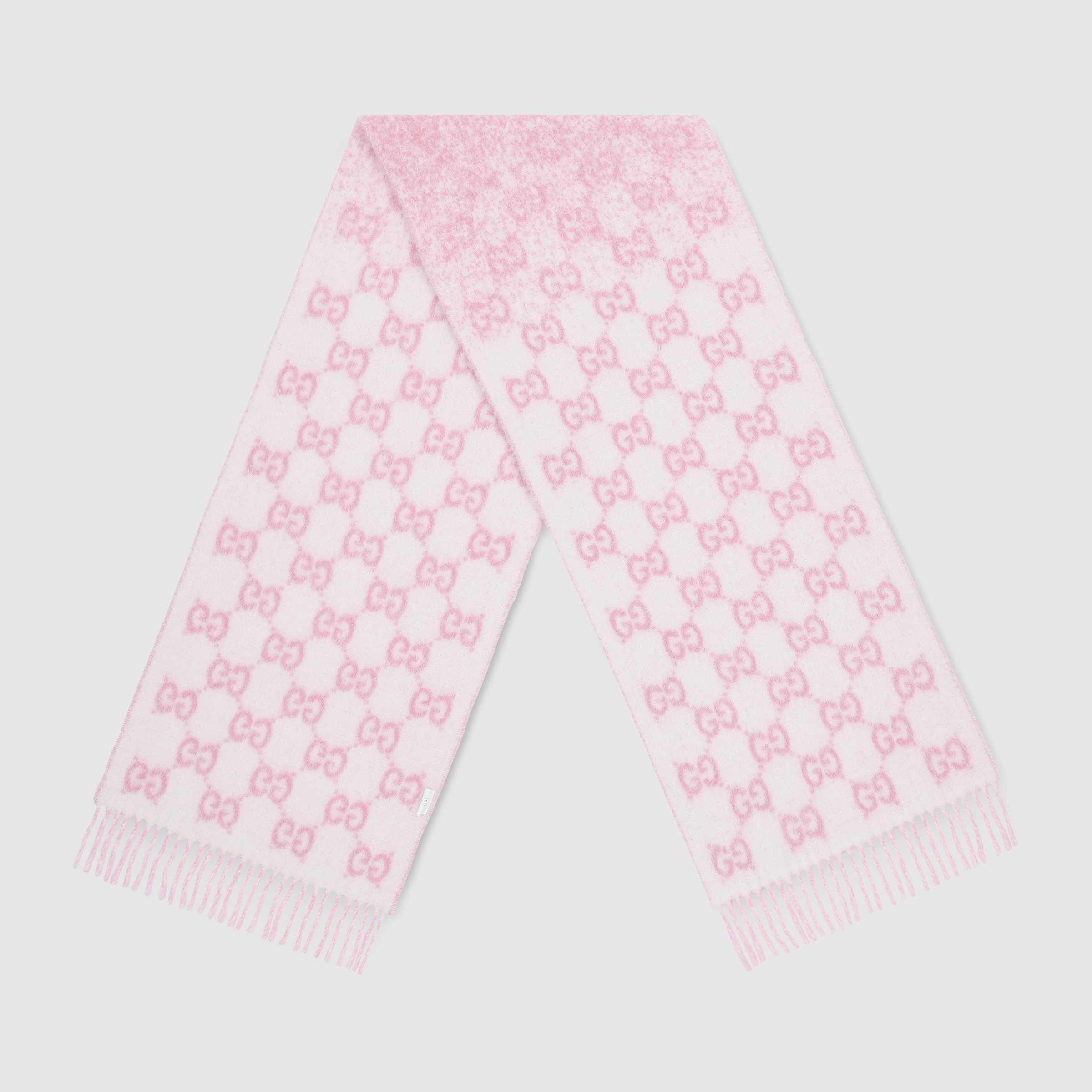 GG alpaca wool blend scarf - 4