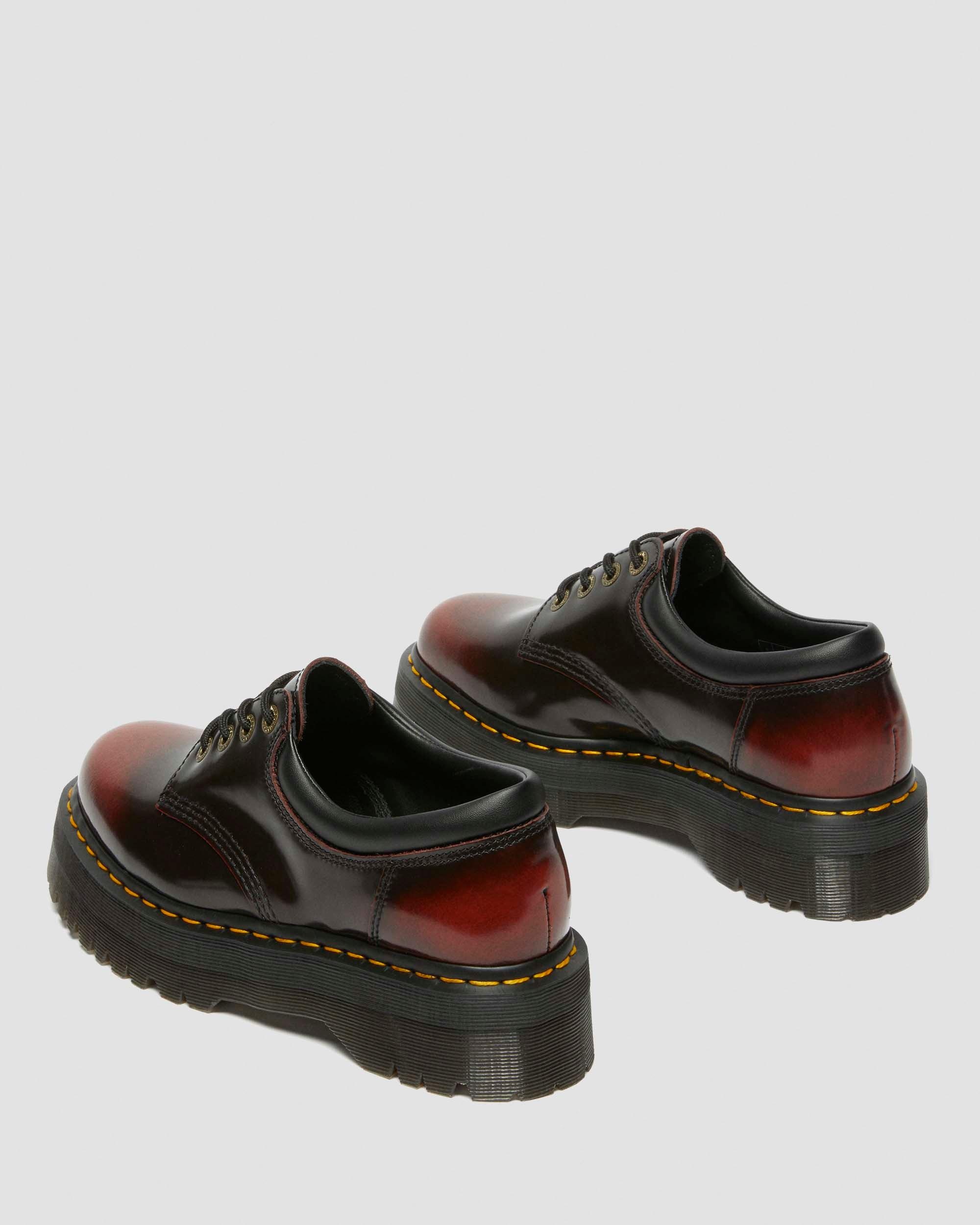 8053 Arcadia Leather Quad Platform Shoes - 9