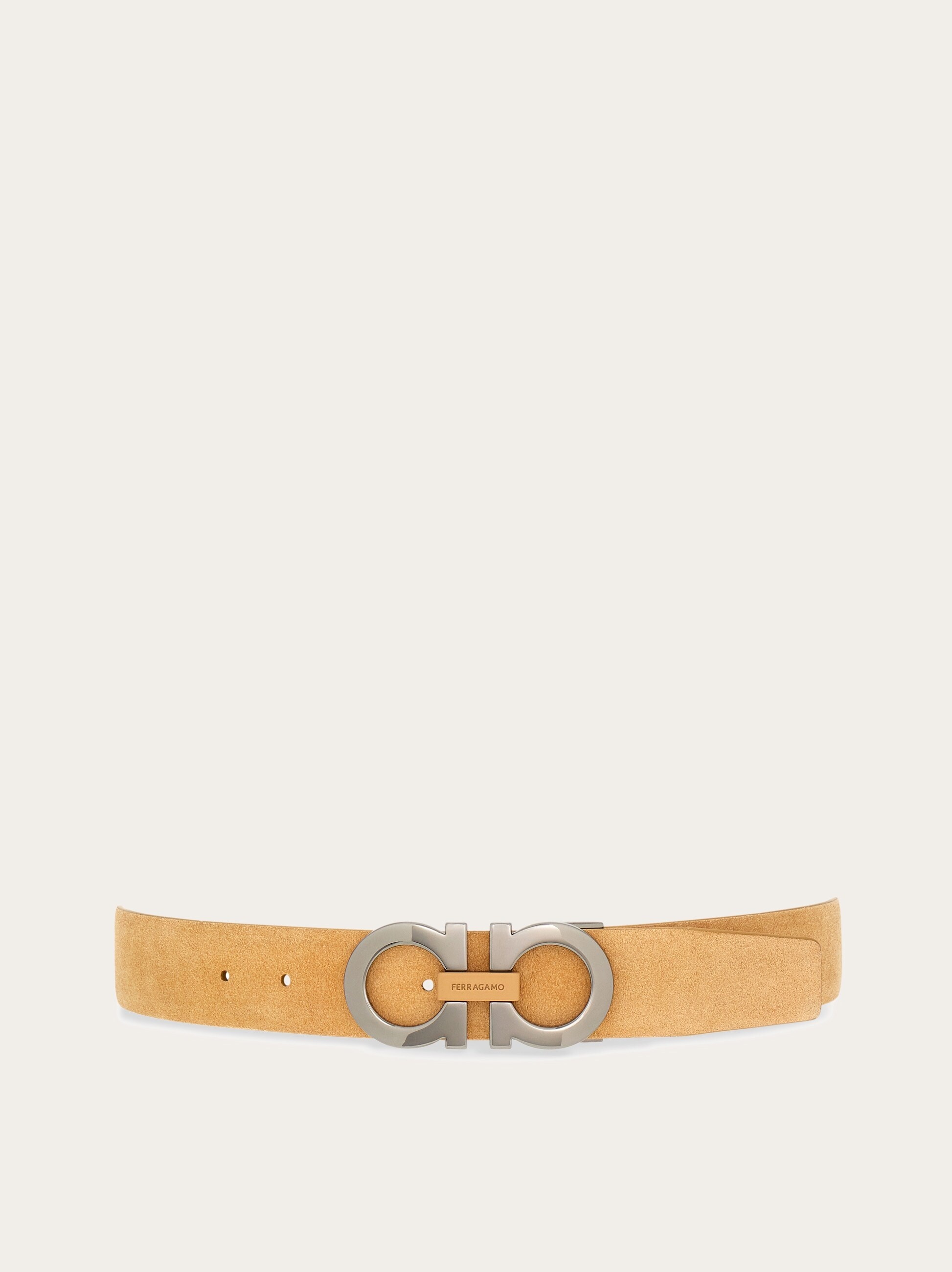 Reversible and adjustable Gancini belt - 1