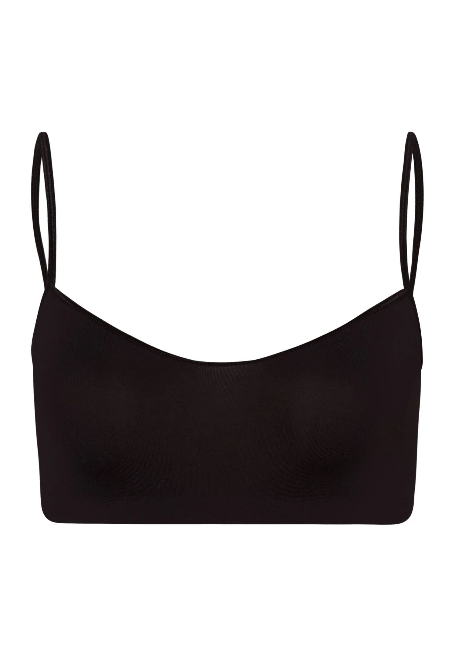 Touch Feeling Spaghetti Crop Top - 1