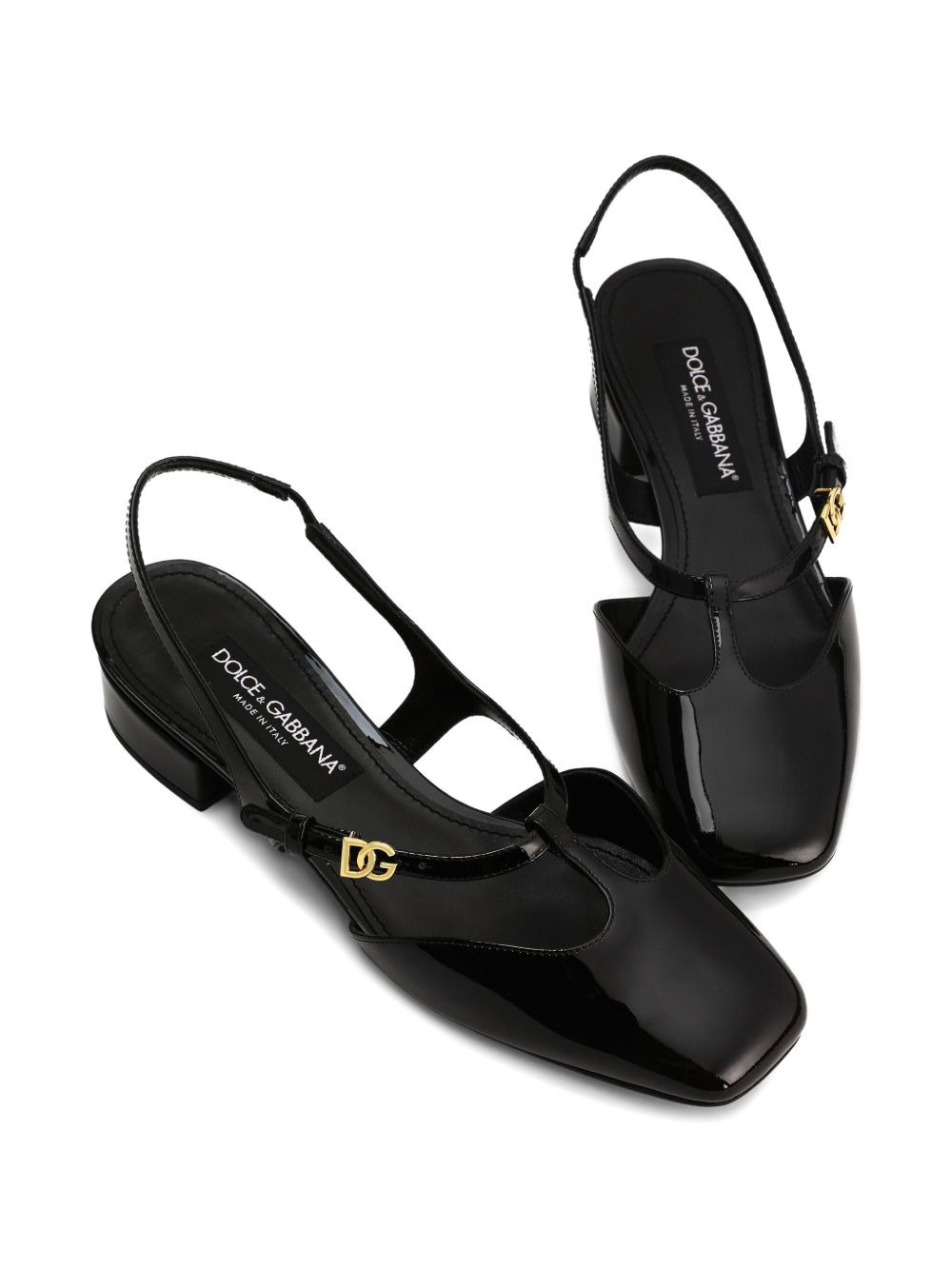 patent leather slingback pumps - 4