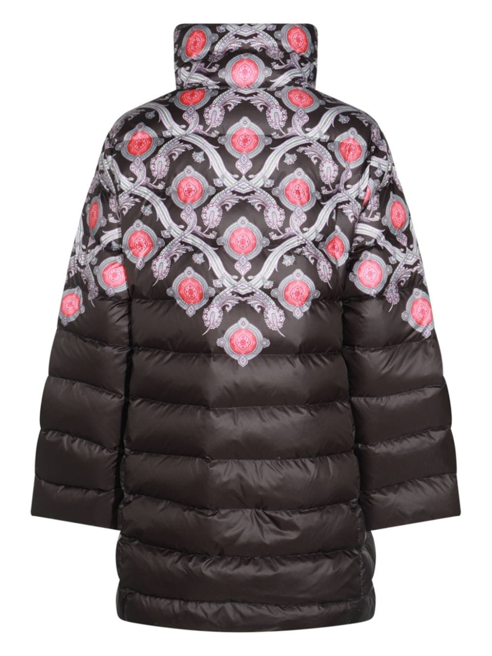 printed down coat - 2