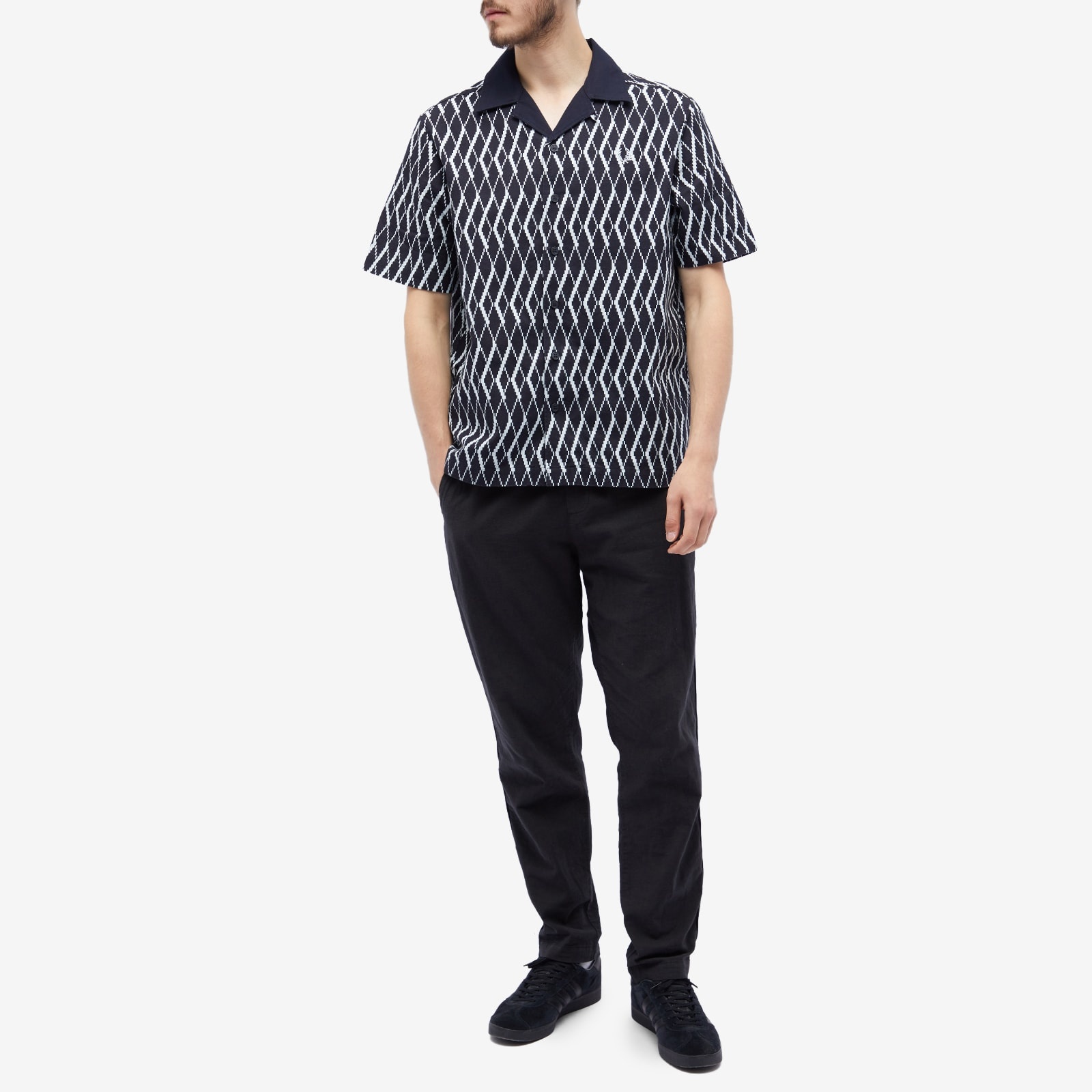 Fred Perry Argyle Print Vacation Shirt - 4