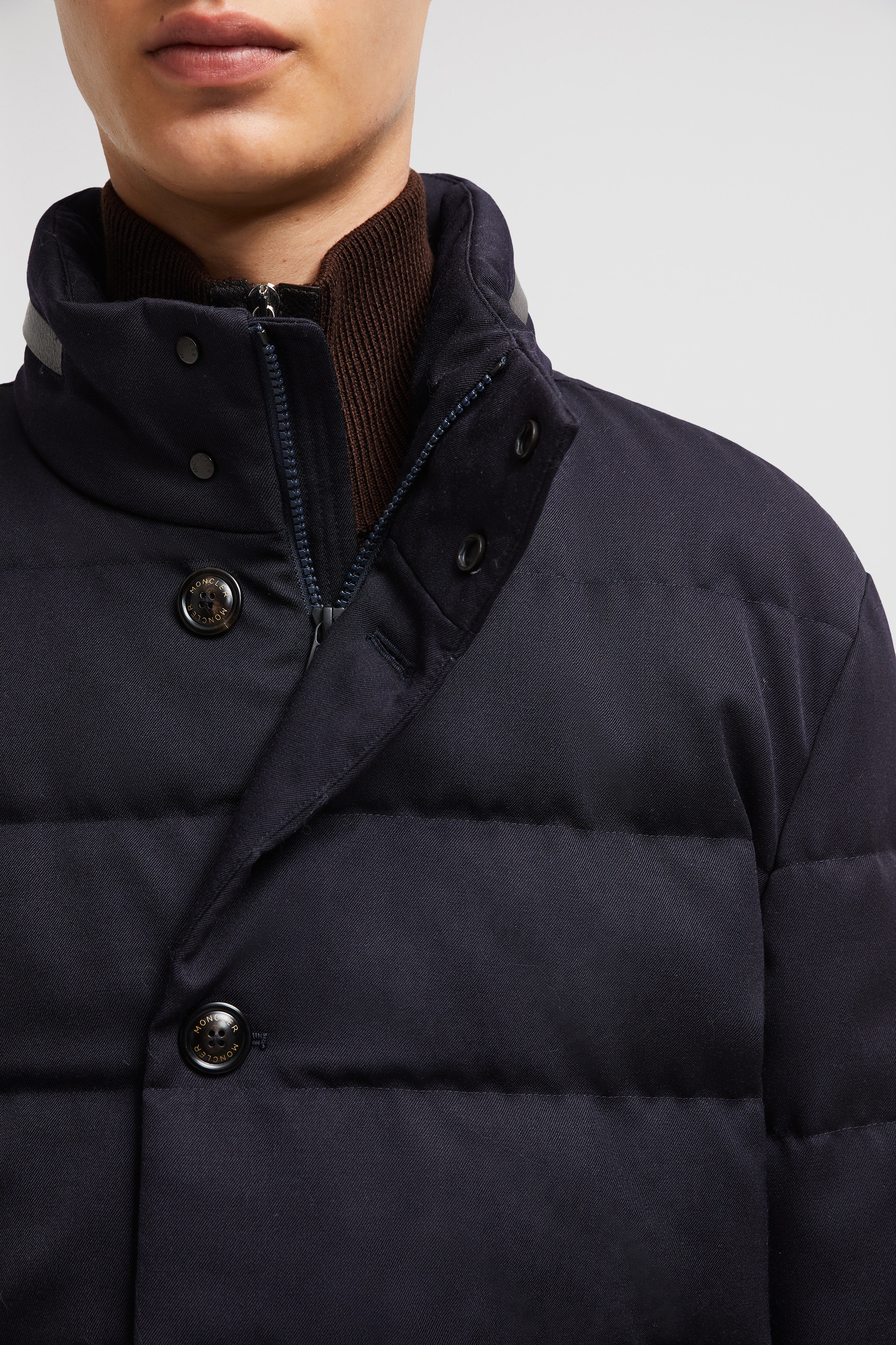 Vallonpierre Wool Long Down Jacket - 8