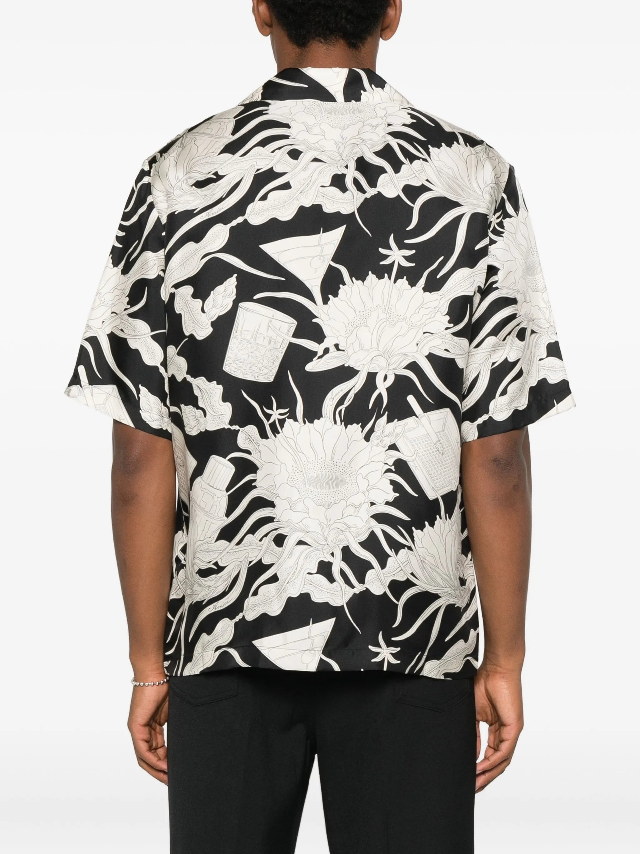 Amiri Floral-print Short-sleeved Shirt - 5
