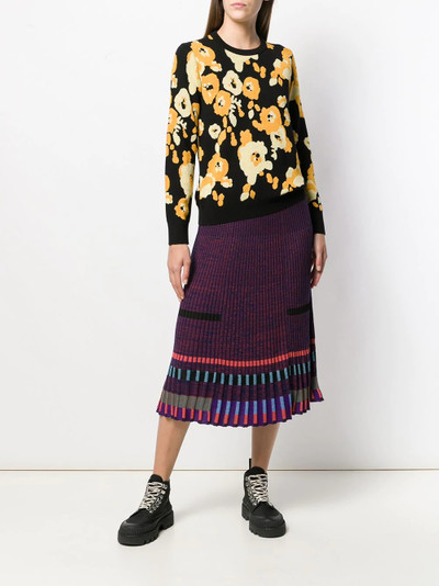 KENZO ribbed midi skirt outlook