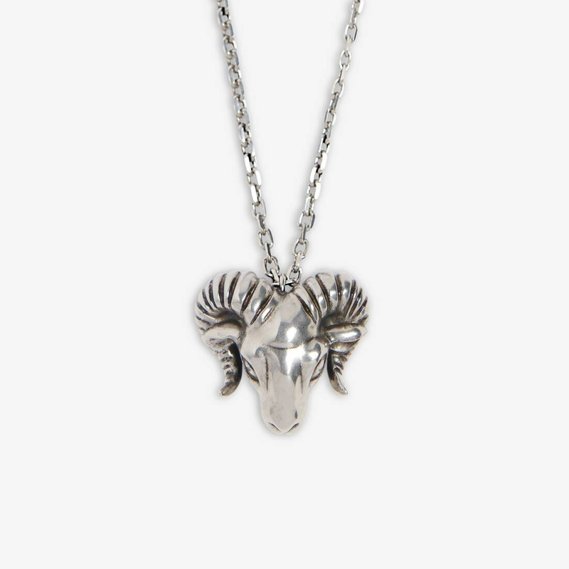 Women's Zodiac Sign Aries Necklace in Silver 4