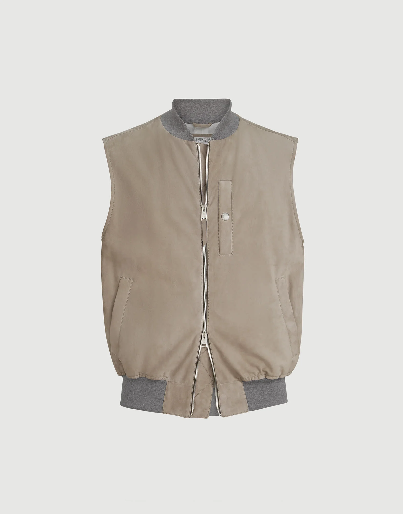 Suede vest with Thermore® padding - 1