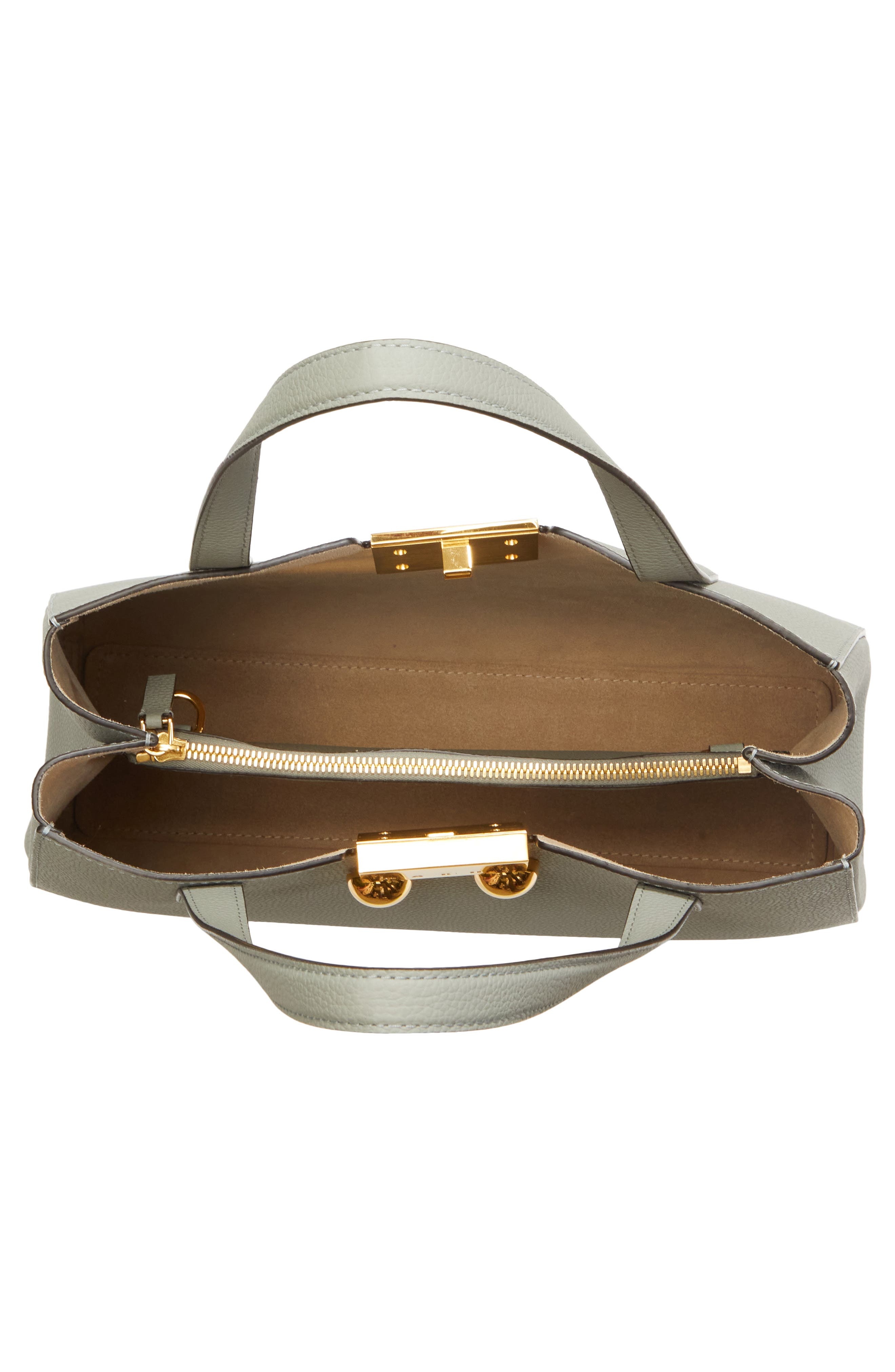 Marni Small Trunkaroo Leather Tote in Light/Grey at Nordstrom - 5