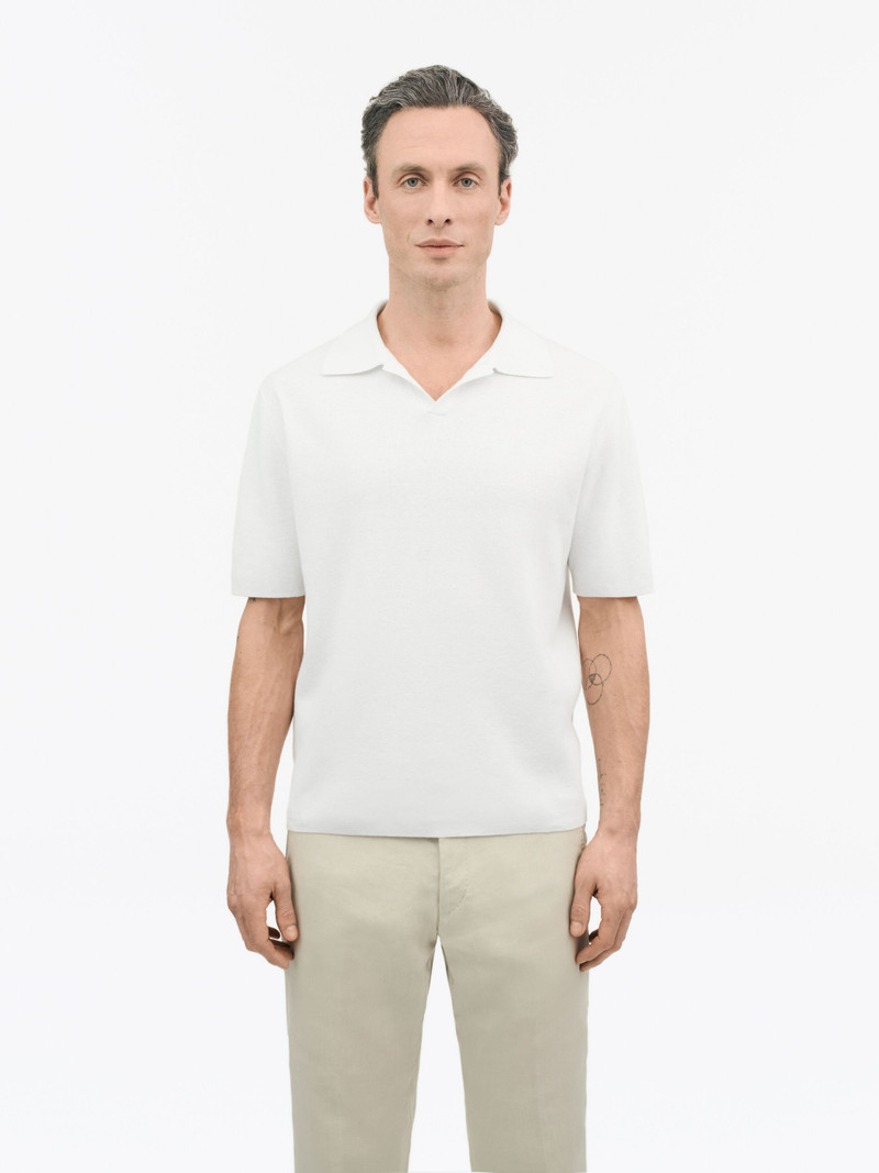 Maelon Knitted Linen Polo 3