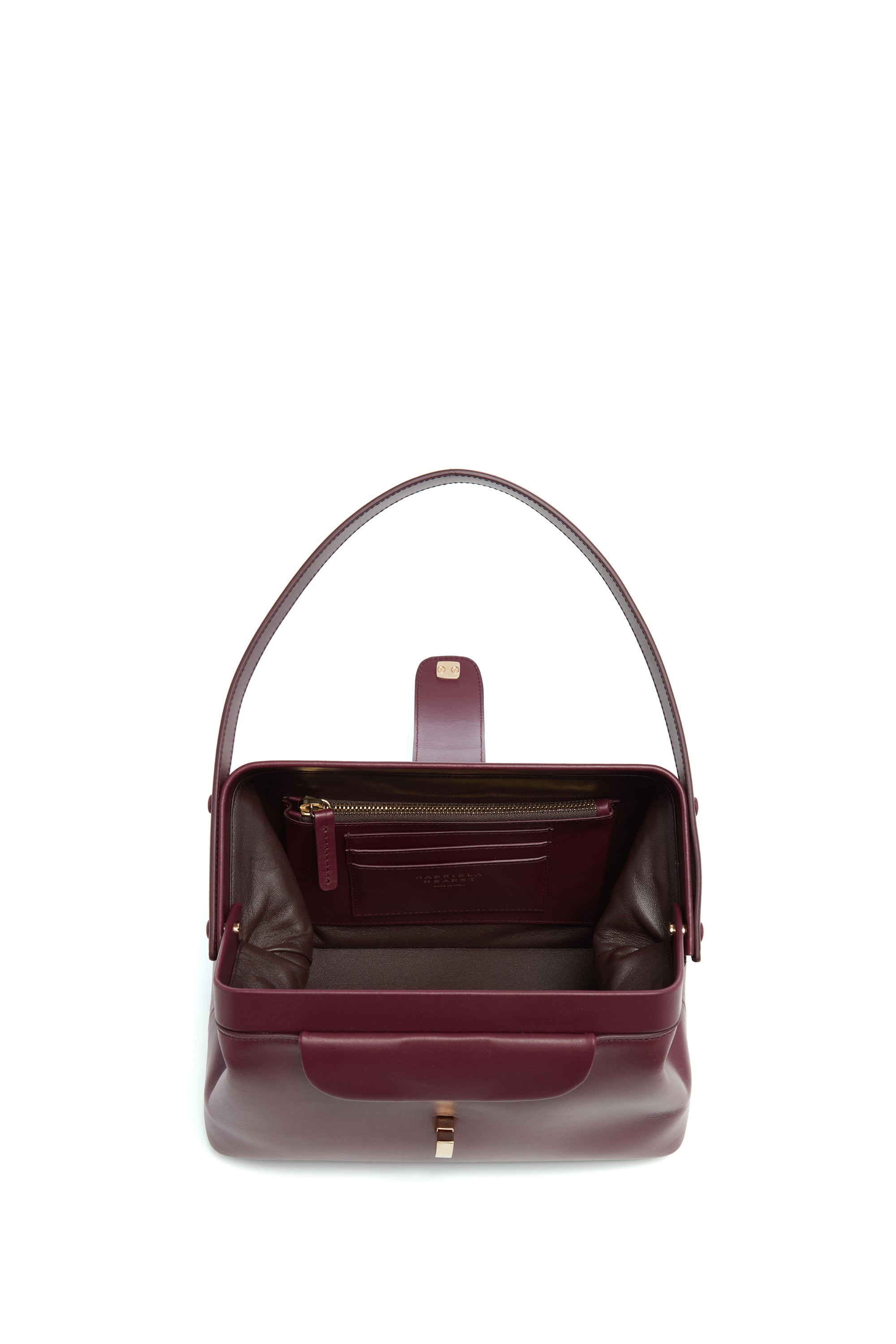 Golda Bag in Bordeaux Leather - 4