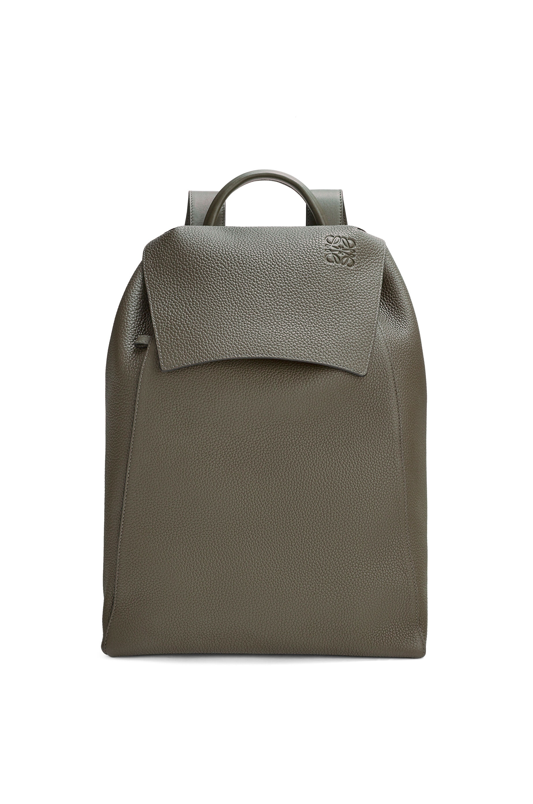 Drawstring Backpack in grained calfskin - 1