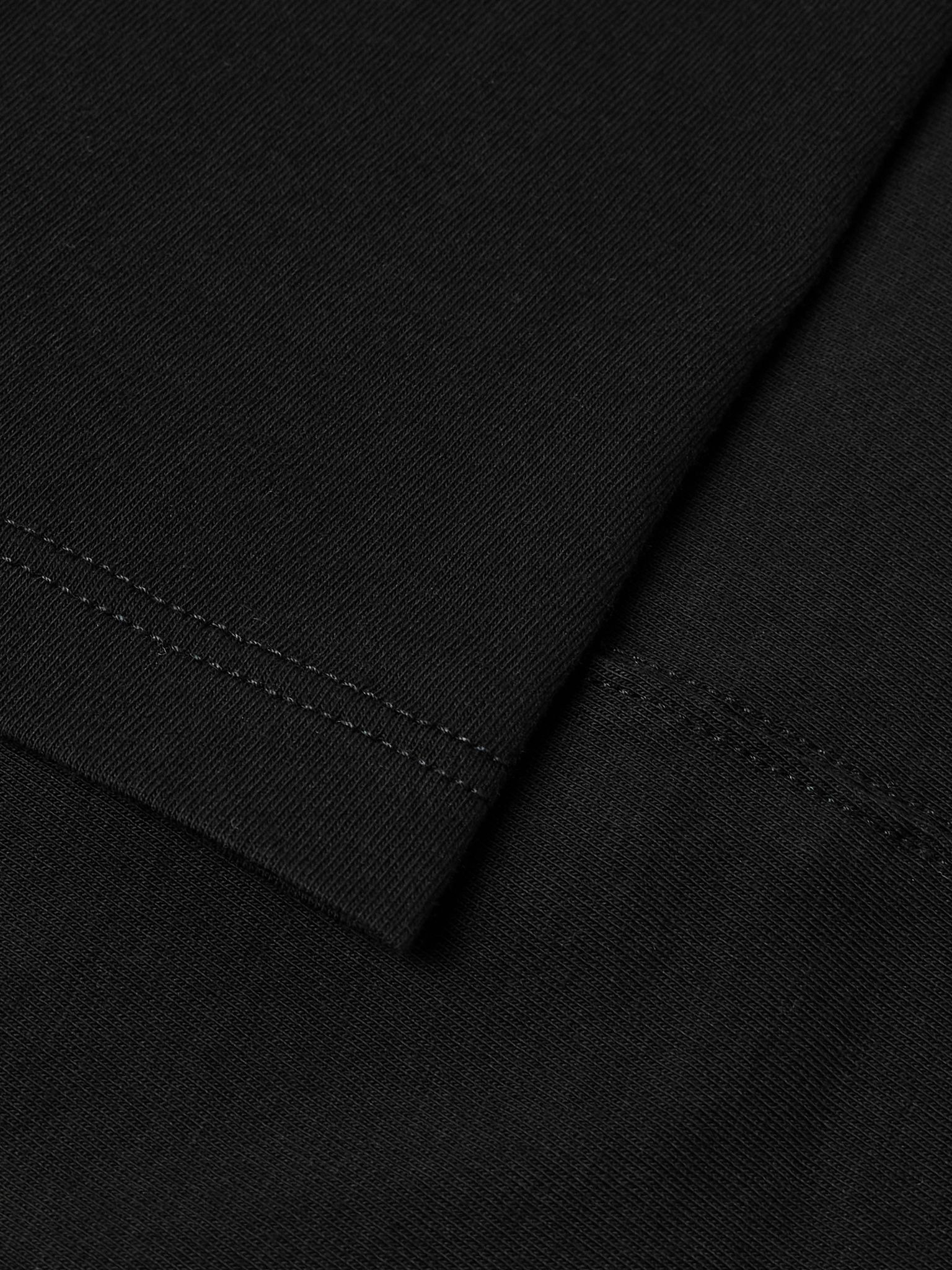 Brad Cotton-Jersey T-Shirt Black - 5