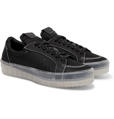 Rhude V1 Leather-Trimmed Nylon Sneakers outlook