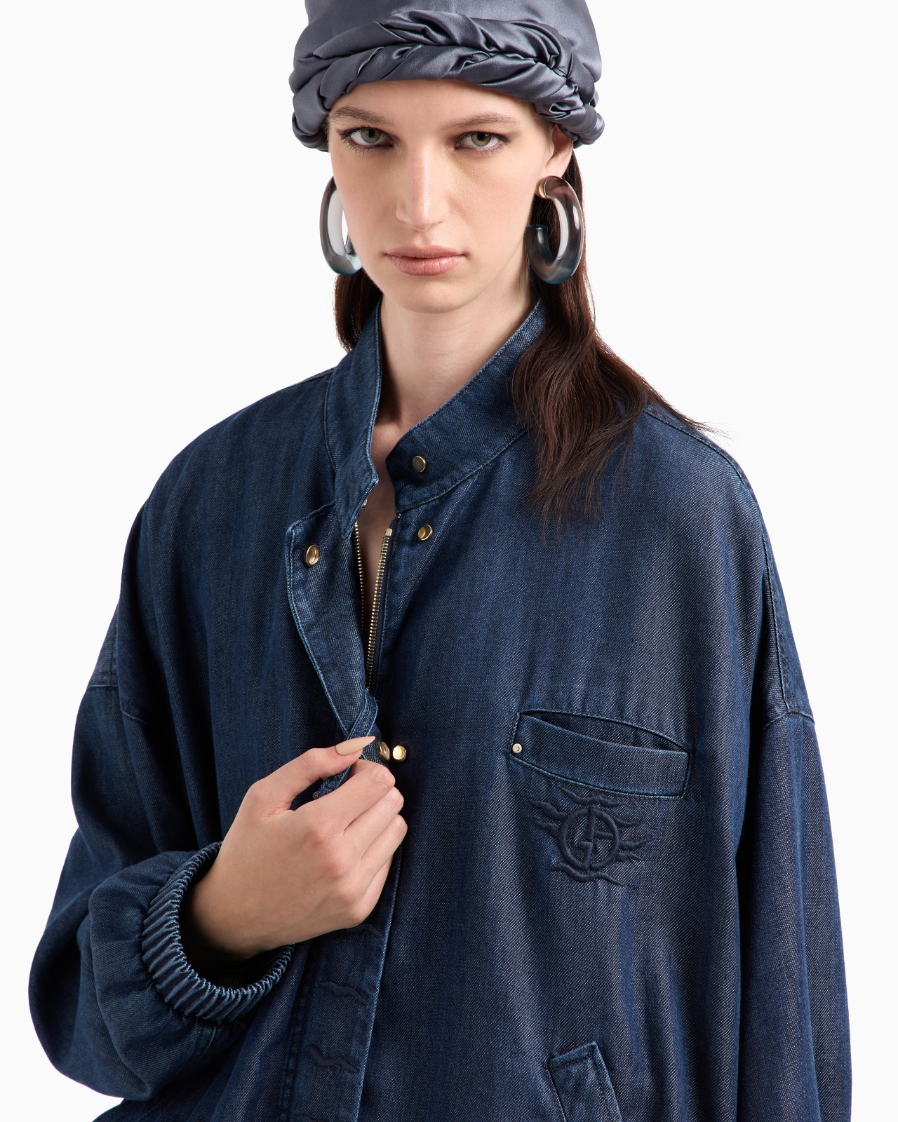 DENIM COLLECTION LYOCELL BLOUSON - 5