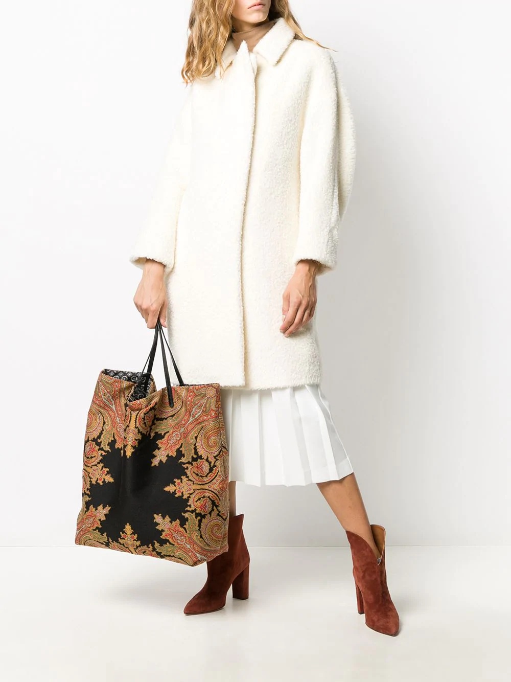 paisley embroidered tote - 2