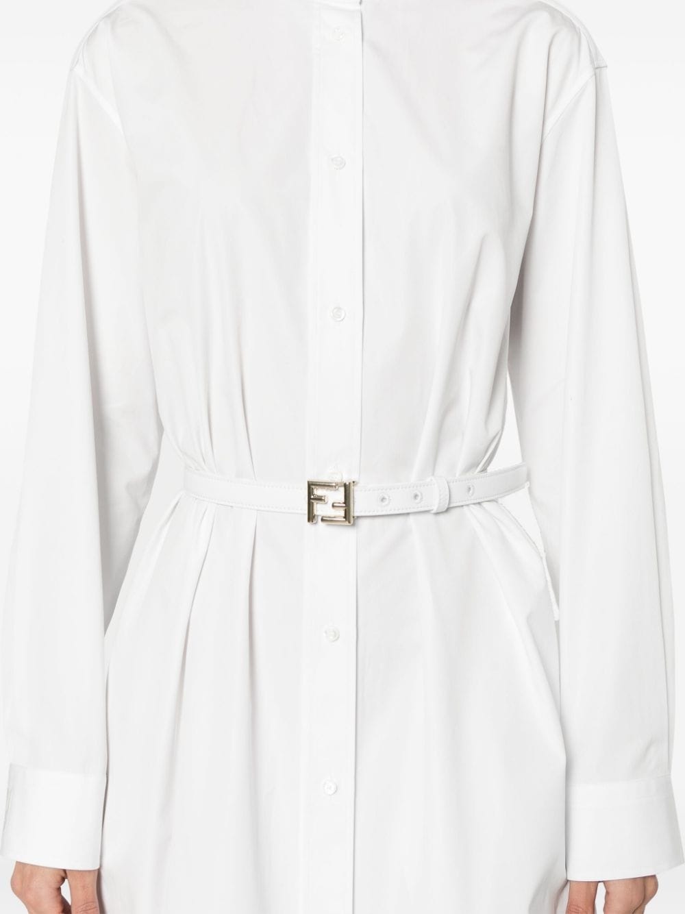 belted shirt dress - 5