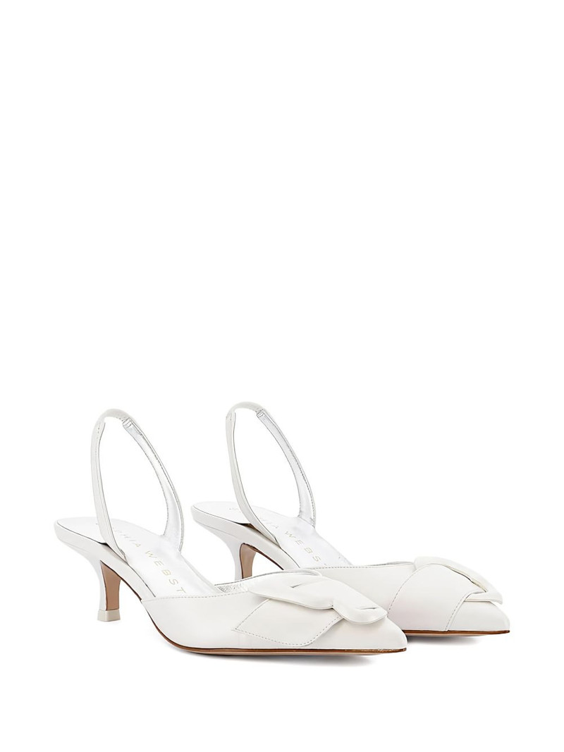SOPHIA WEBSTER 40mm Blair Mid Slingback bow sandals outlook