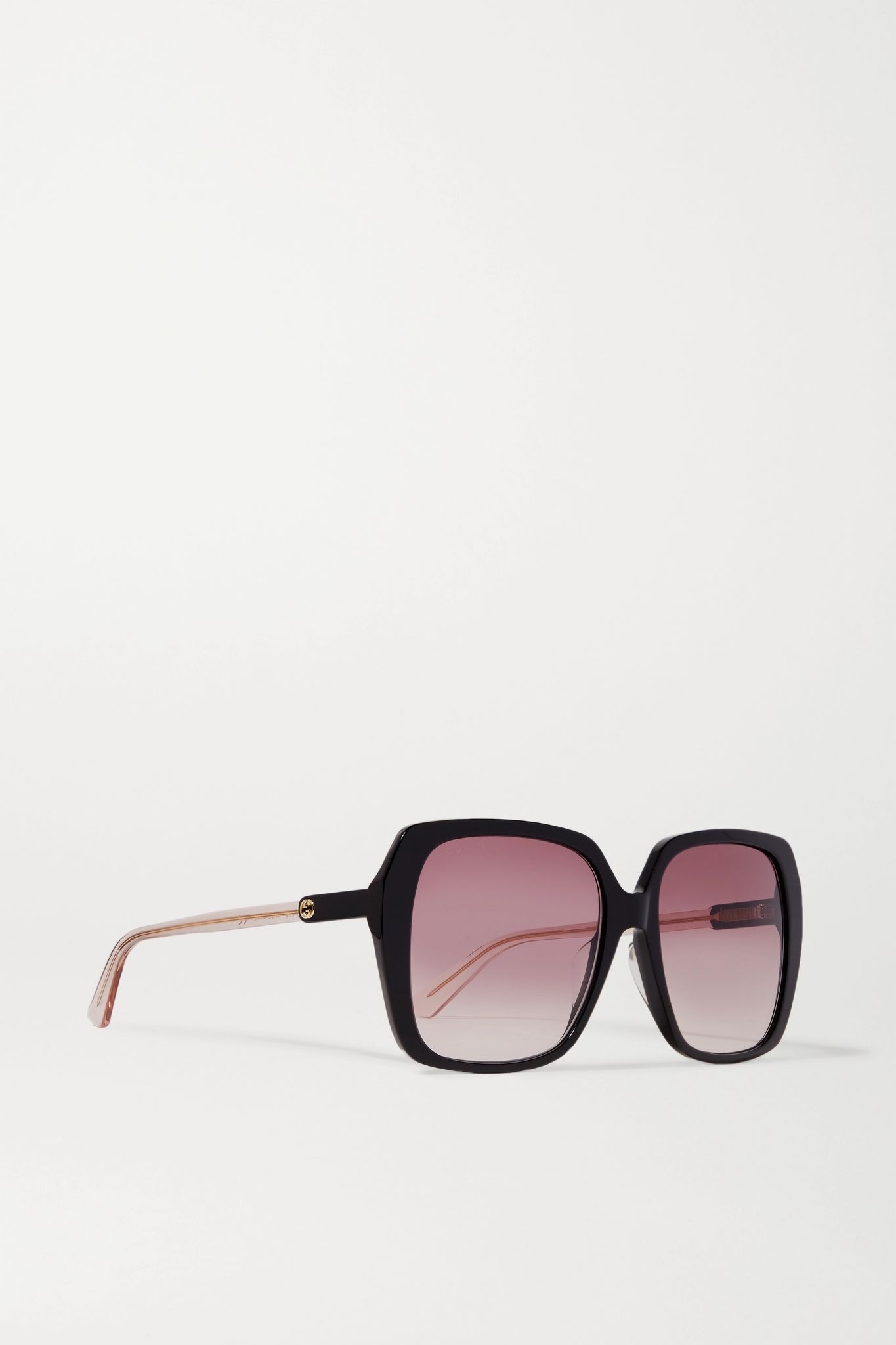 Oversized square-frame acetate sunglasses - 2