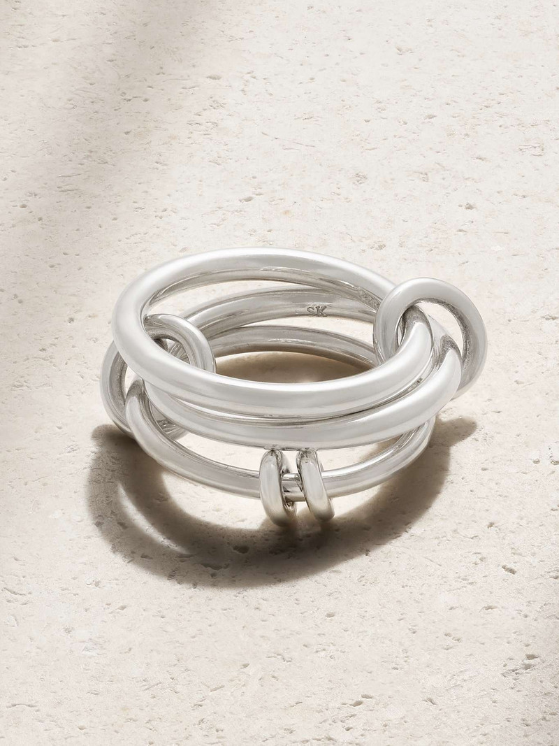 Raneth set of three sterling silver rings - 1