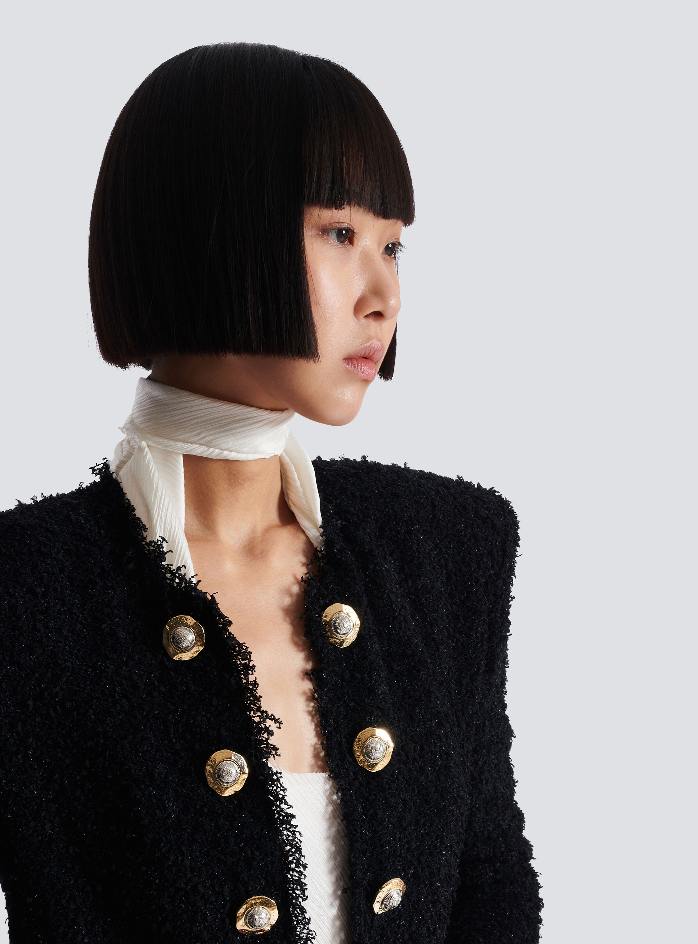 Edge-to-edge tweed jacket - 8