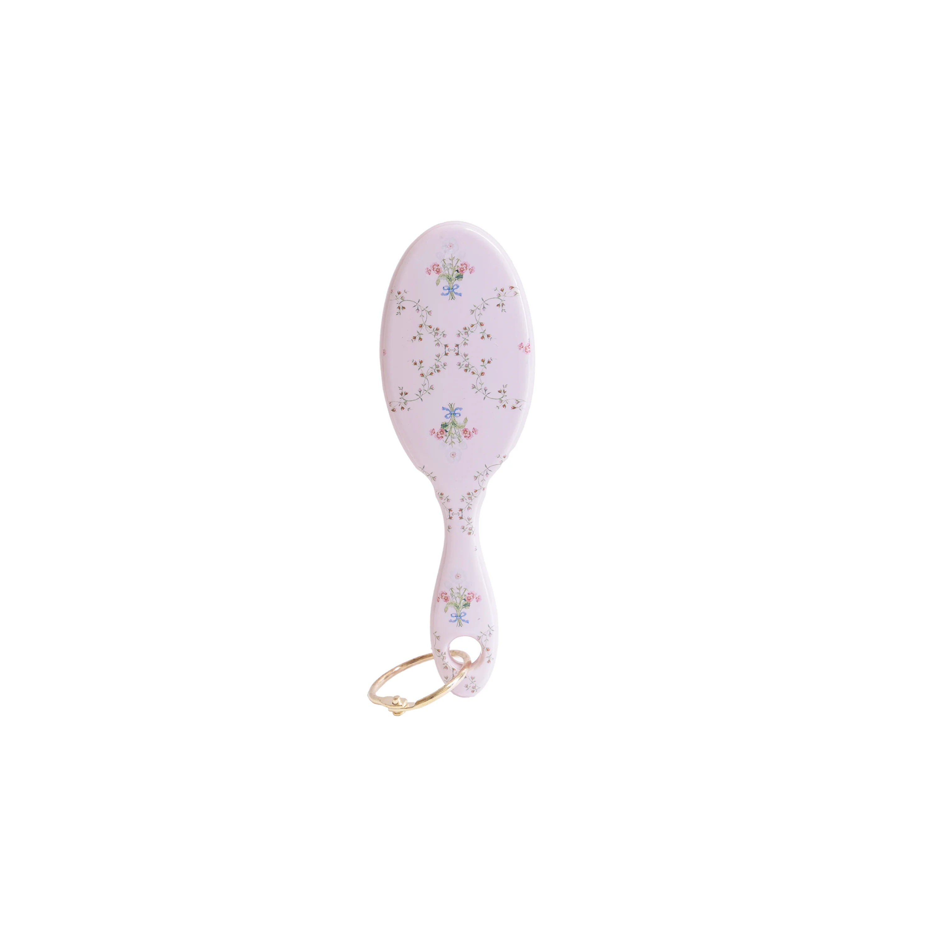 Hill House x Wet Brush Keychain Detangler - Pink Trellis - 1