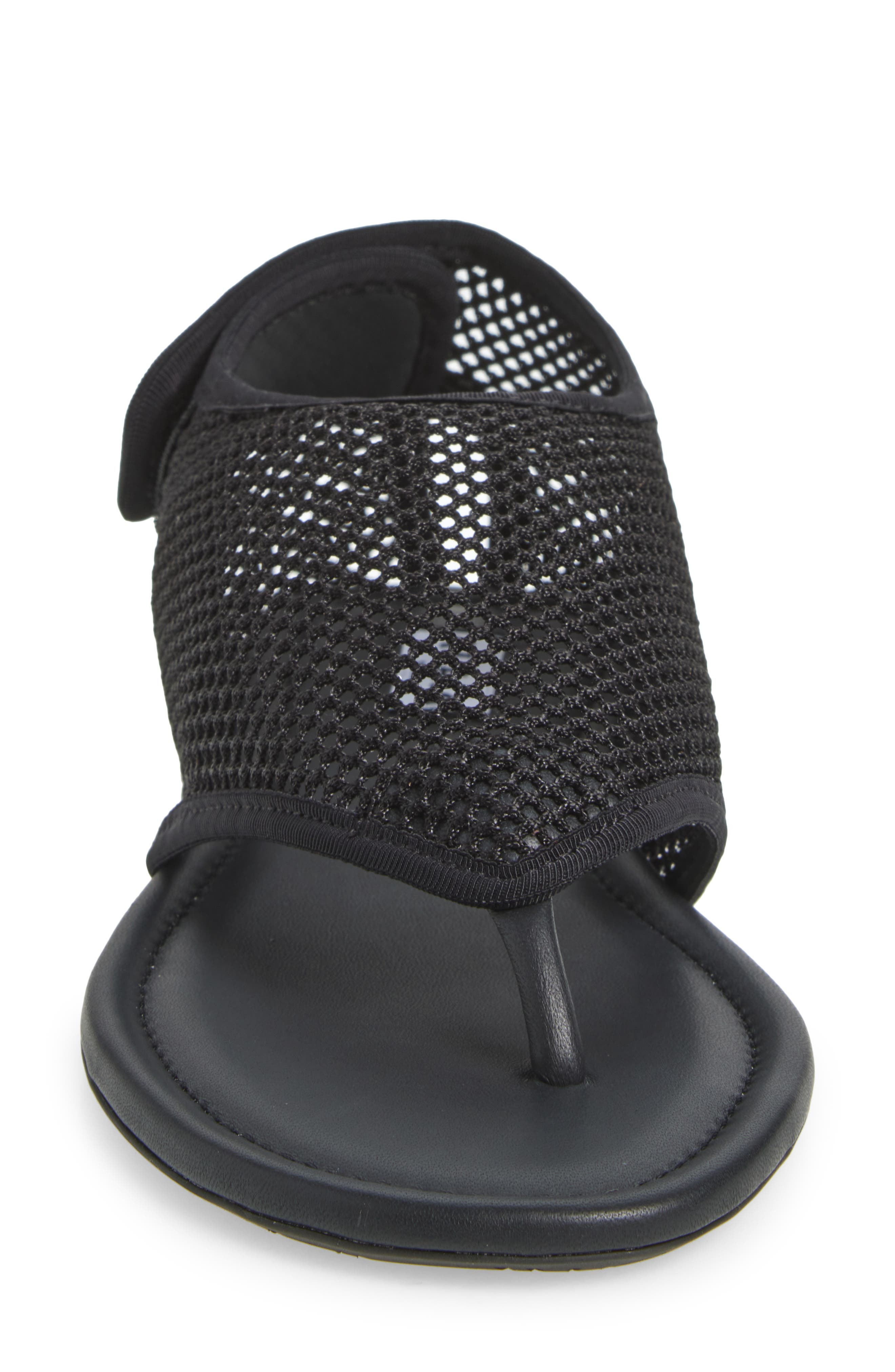 Alaïa Mesh Sandal in Noir at Nordstrom - 4
