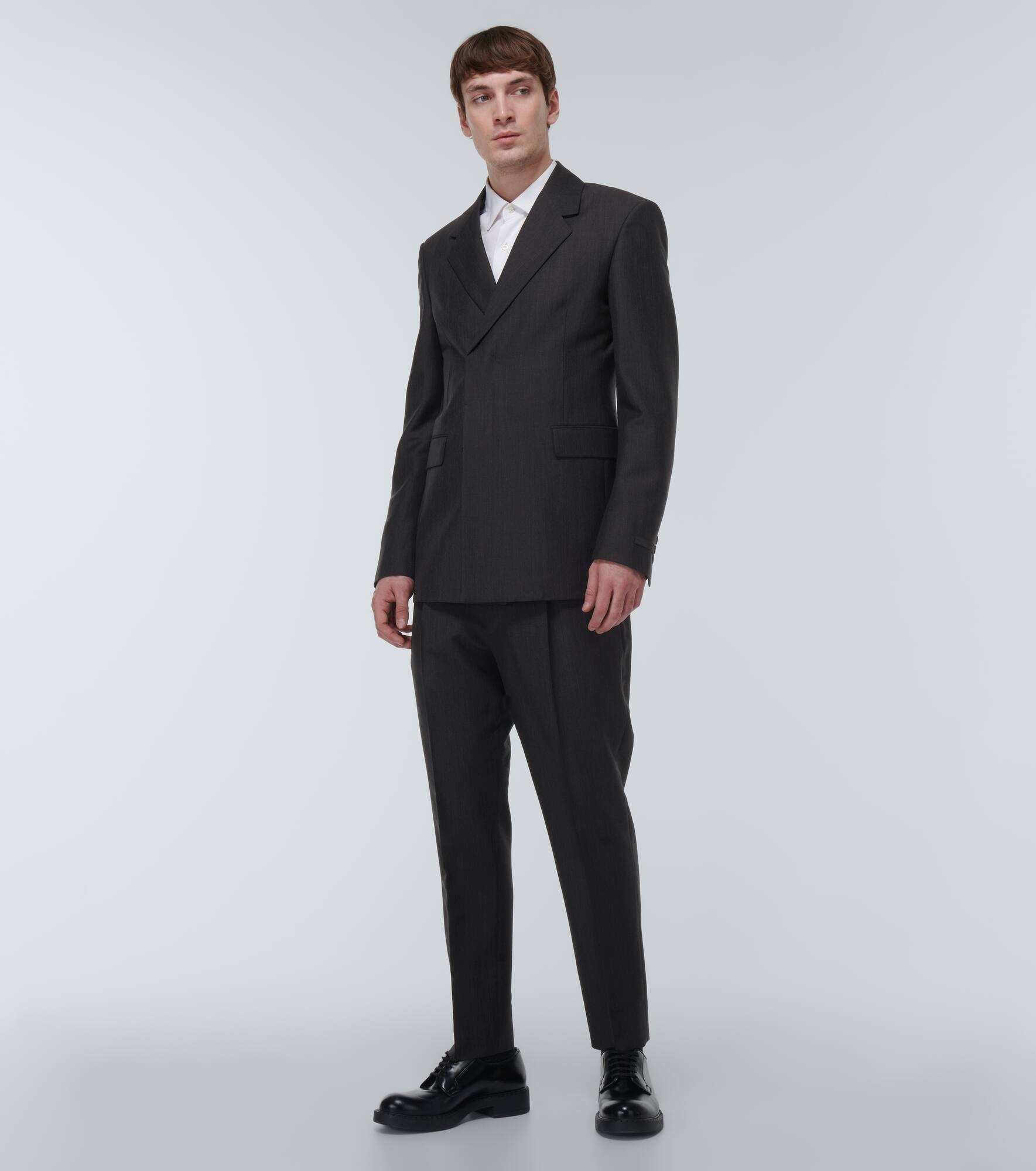 Double-breasted mohair and wool blazer - 2