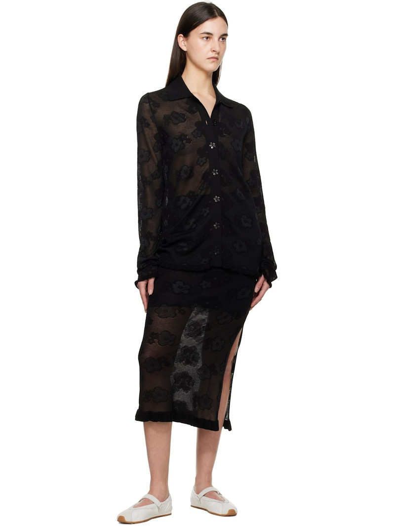 CECILIE BAHNSEN Black Petra Cardigan outlook