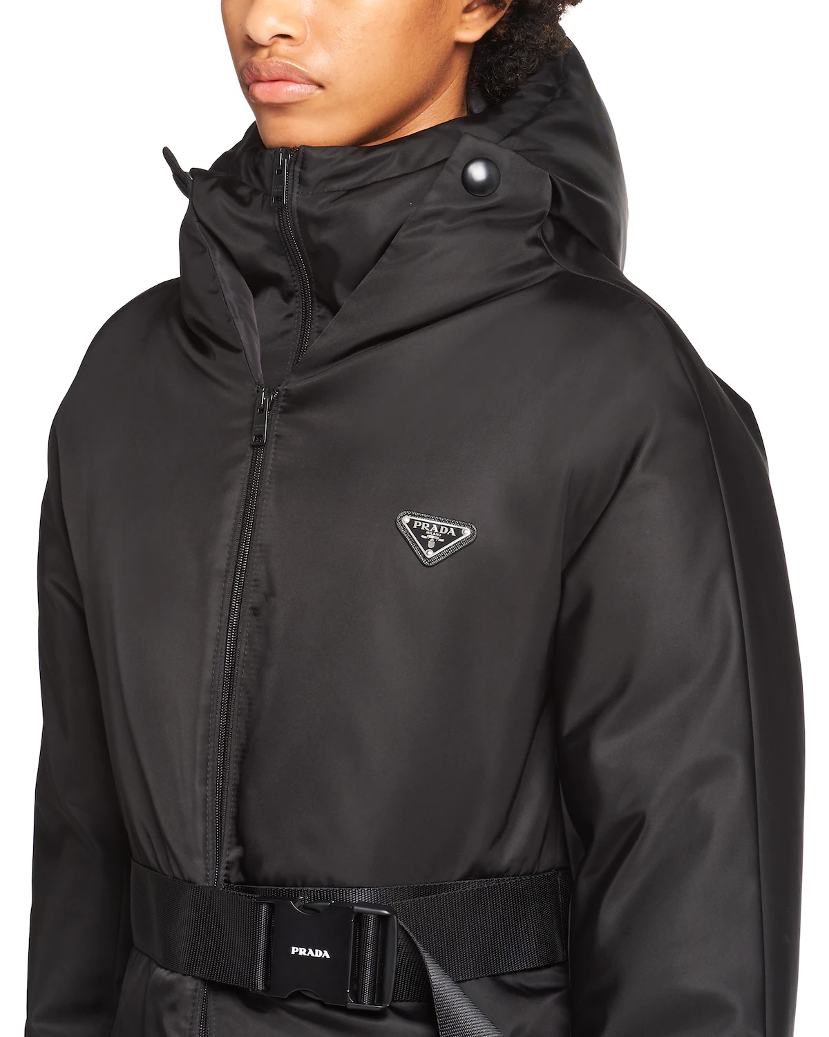 Re-Nylon Gabardine down coat - 5
