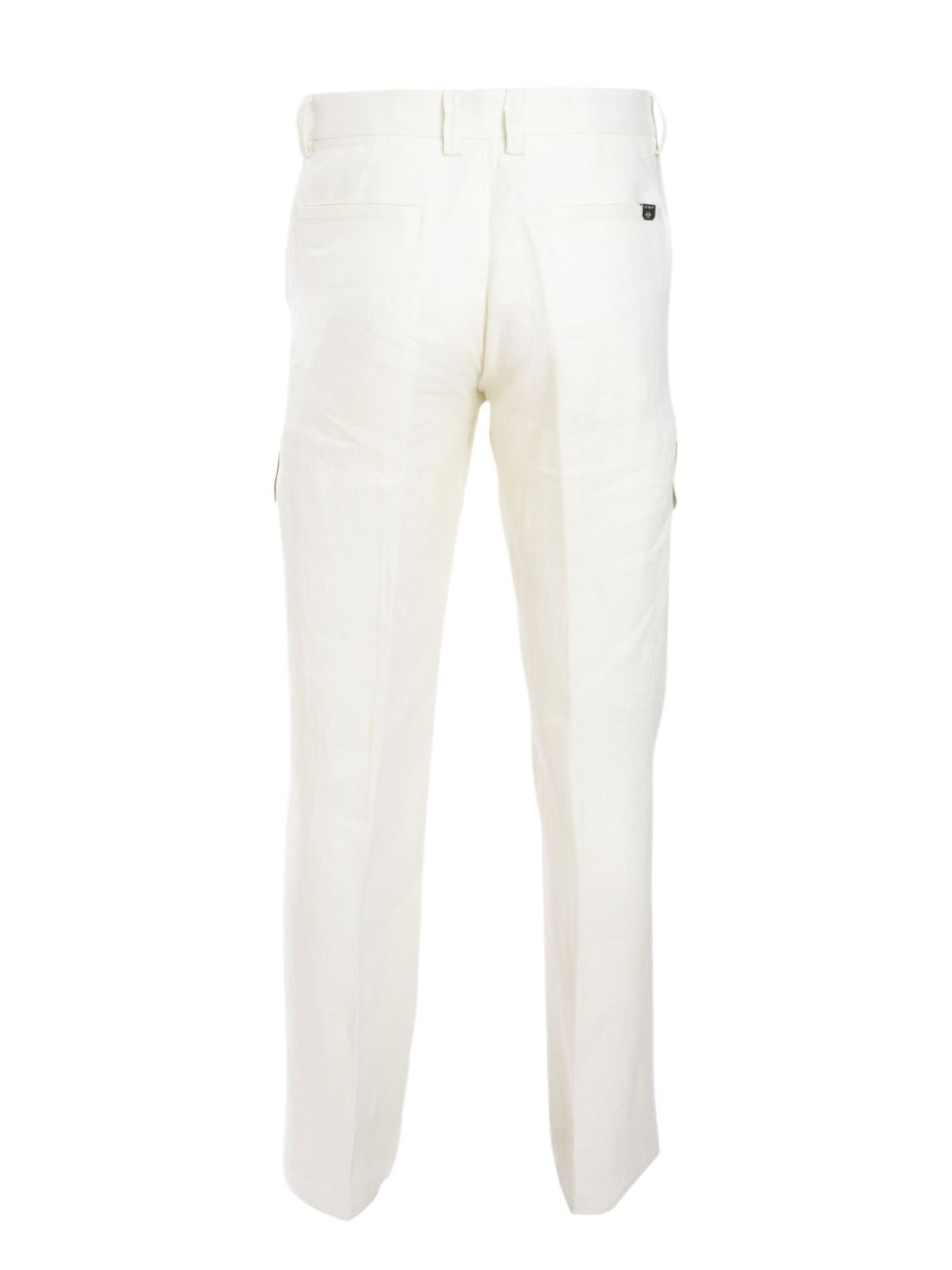 slim-cut cargo trousers - 2