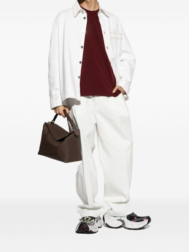 Givenchy logo-patch cotton T-shirt outlook