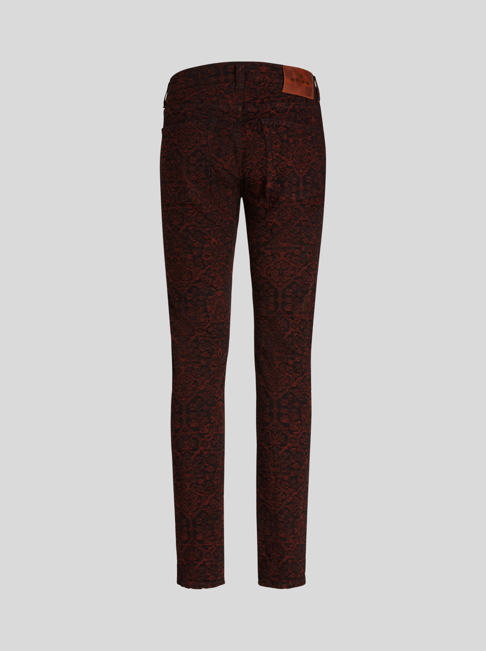 JACQUARD JEANS WITH CARPET PATTERN - 5