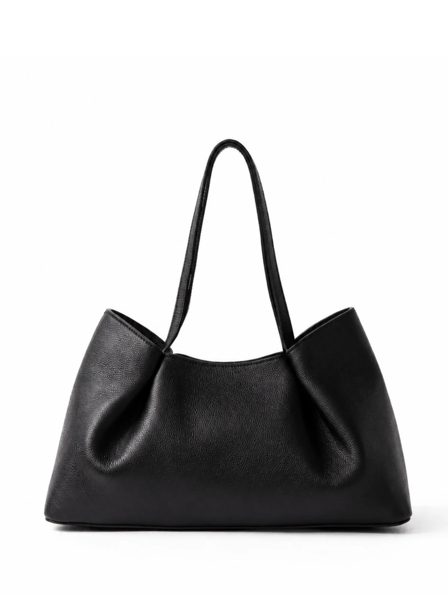 Dimple Tote Medium Pebbled Leather Black - 1
