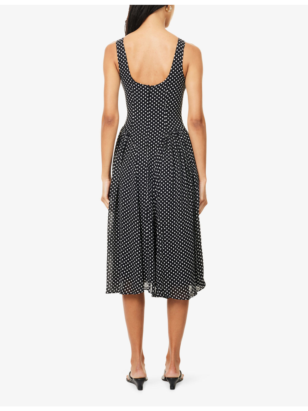 Anelis Woven Midi Dress - 4