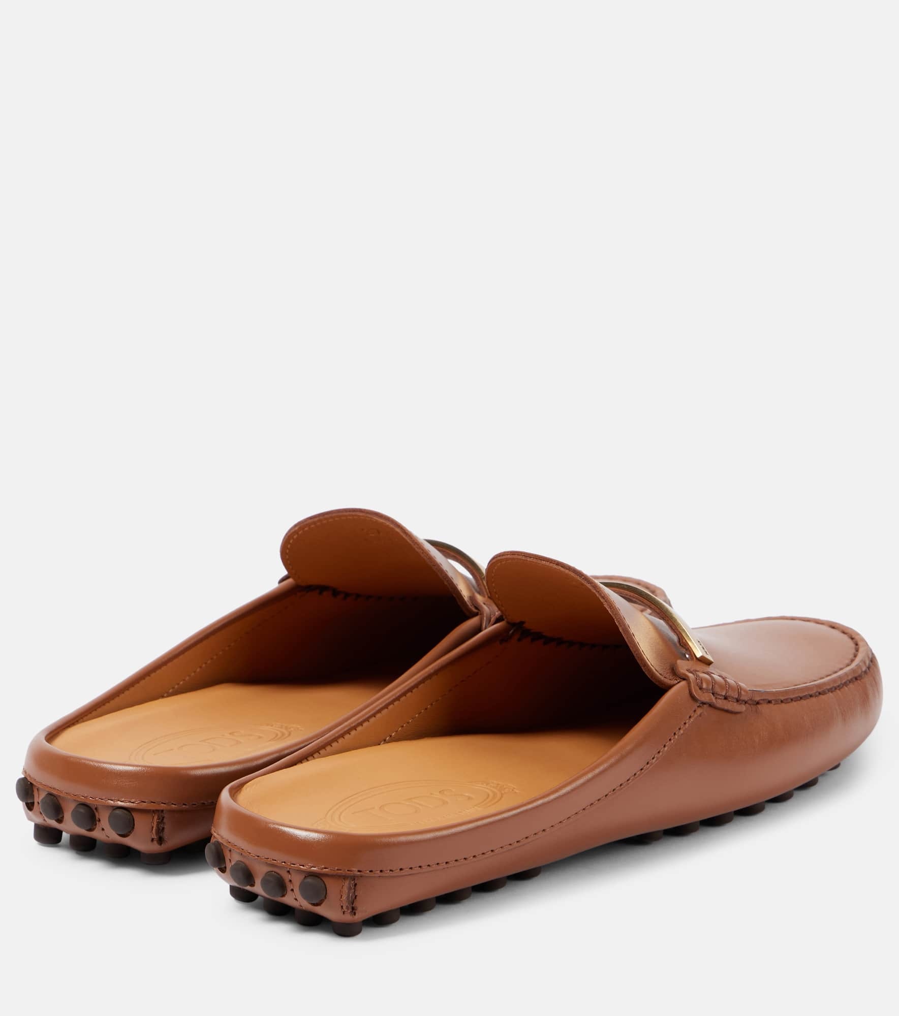 Gommino leather mules - 2