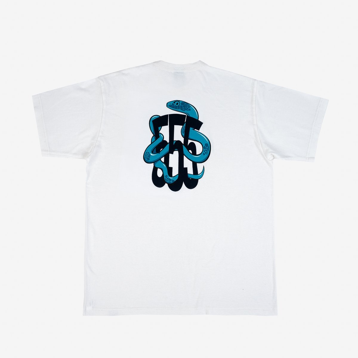 IHPT-555-WHT 6.5oz 555 Cut Printed Loopwheel Crew Neck T-Shirt - White - 4