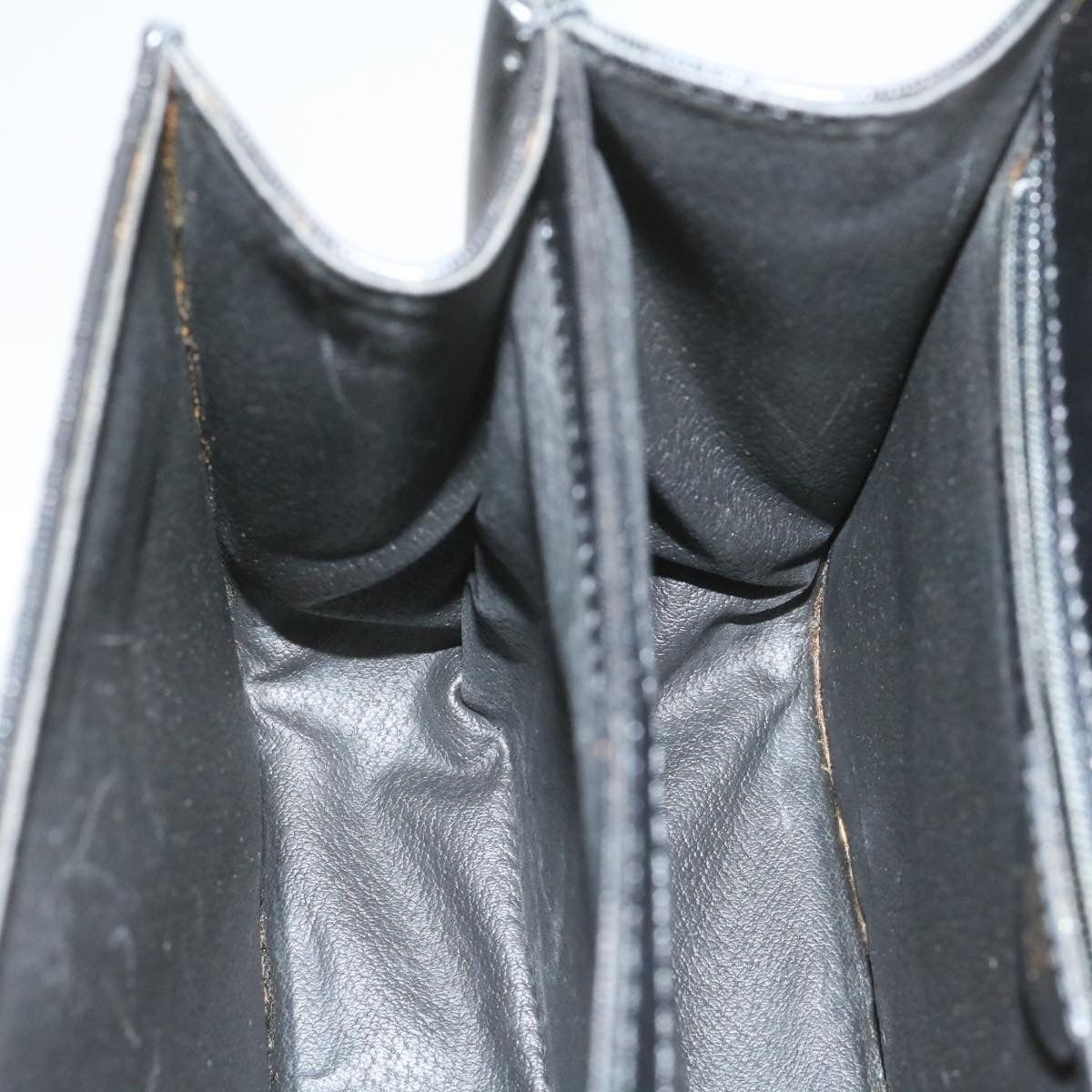 CELINE Hand Bag Leather Black - 16