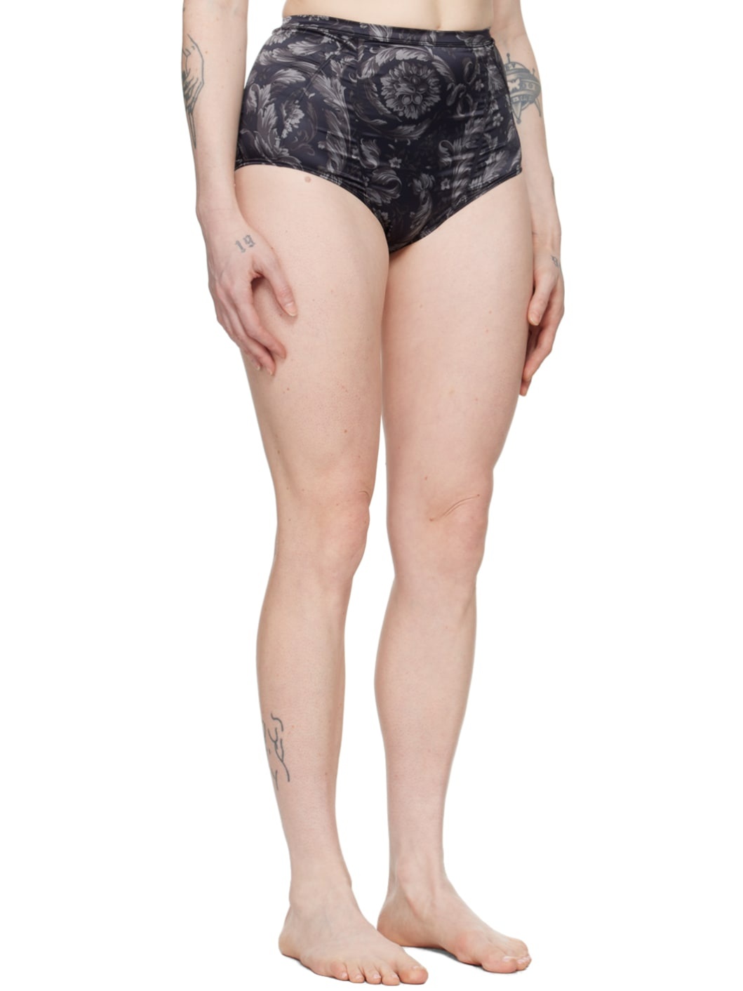 Black Barocco Briefs - 2