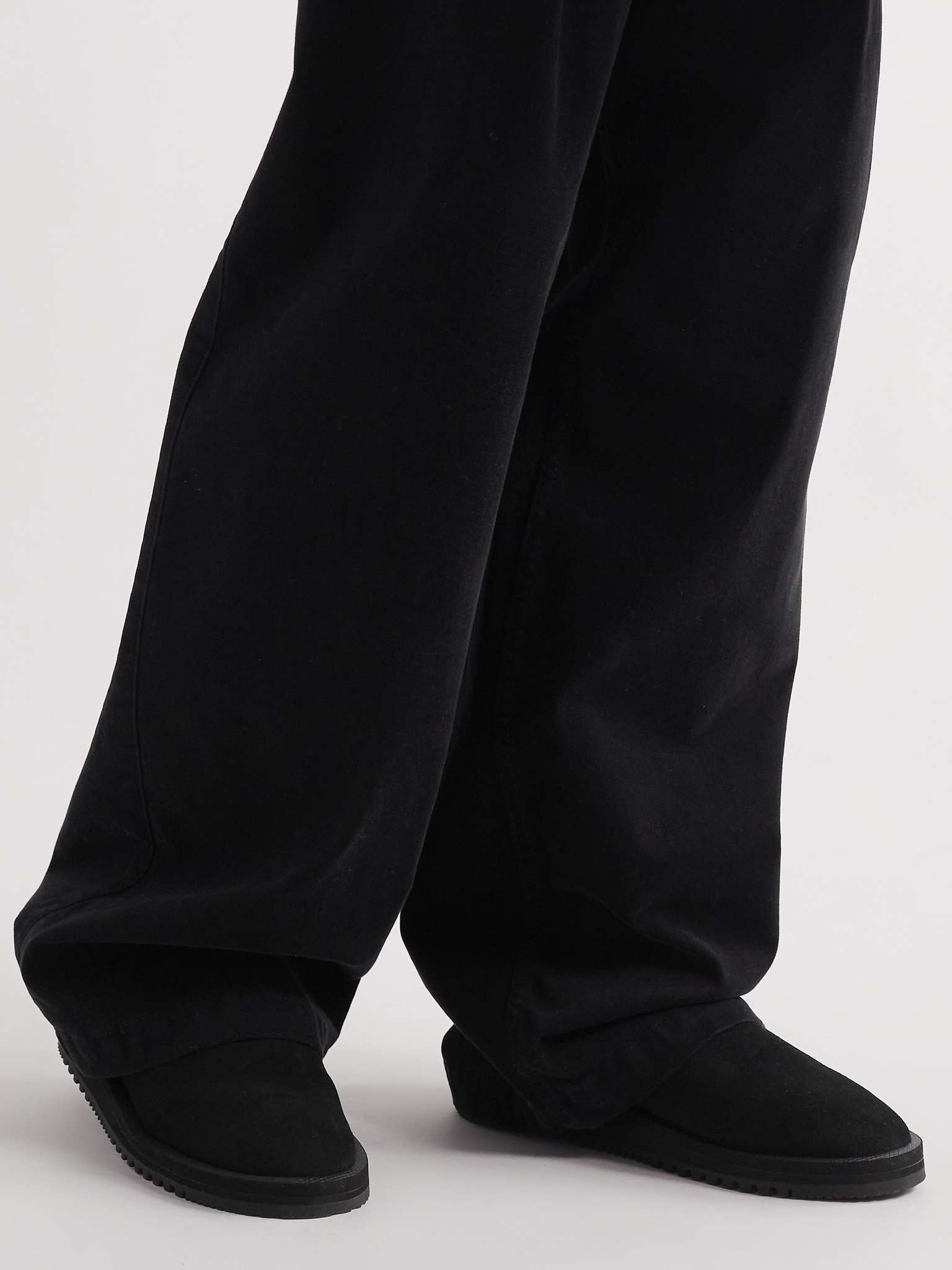 RON-MWPAB-MID Suede and Shell Slippers - 6