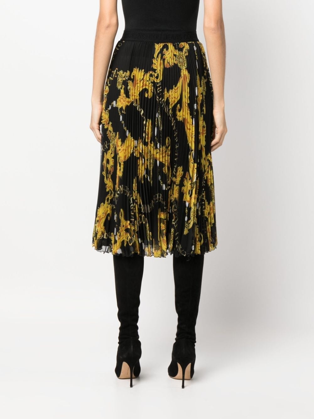 Chain Couture midi skirt - 4