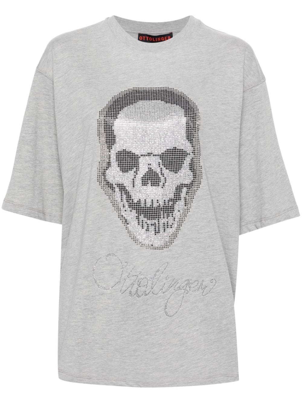 rhinestone-embellished T-shirt - 1