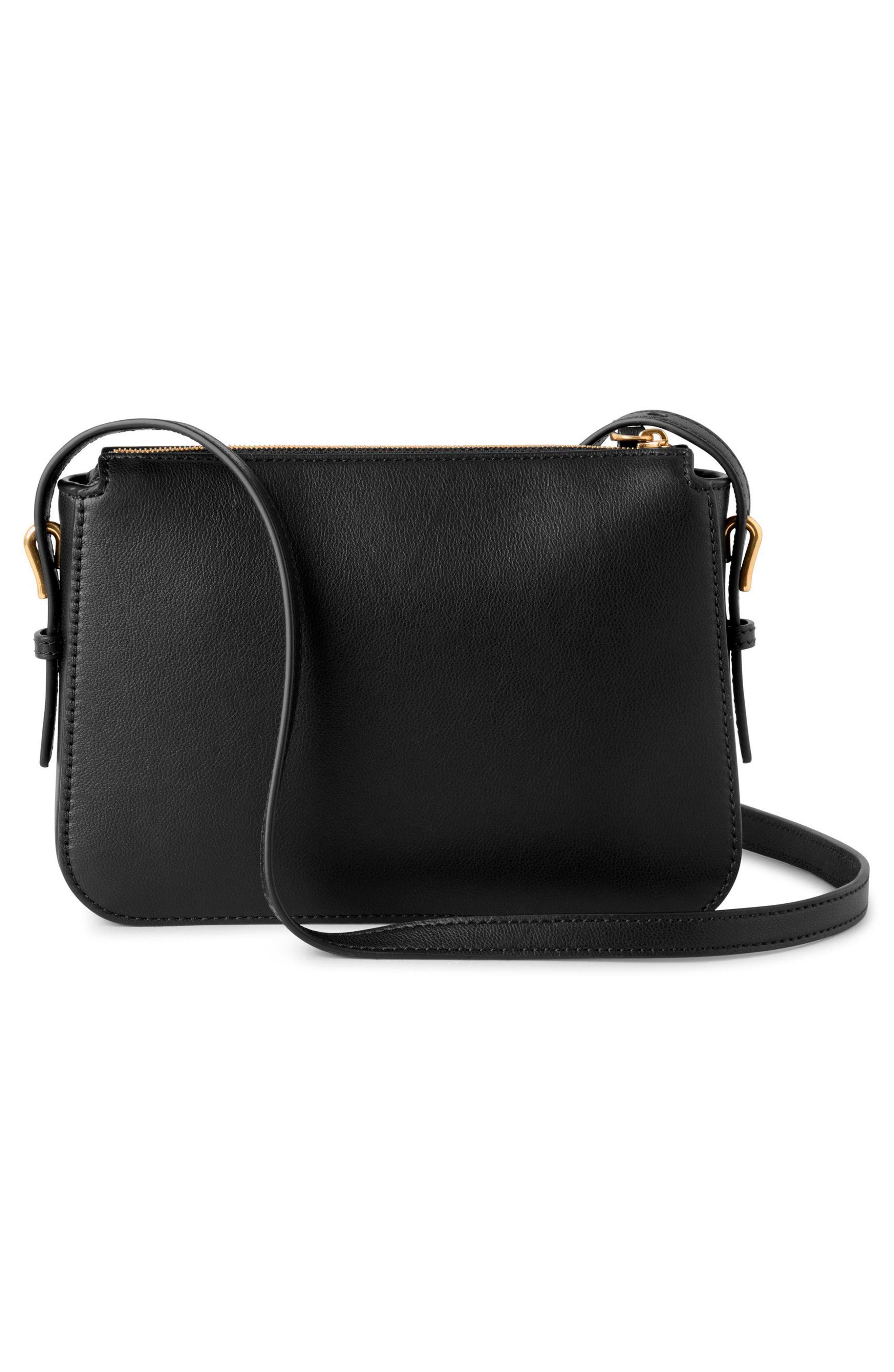 Mulberry Clovelly Leather Crossbody Bag in Black at Nordstrom - 3